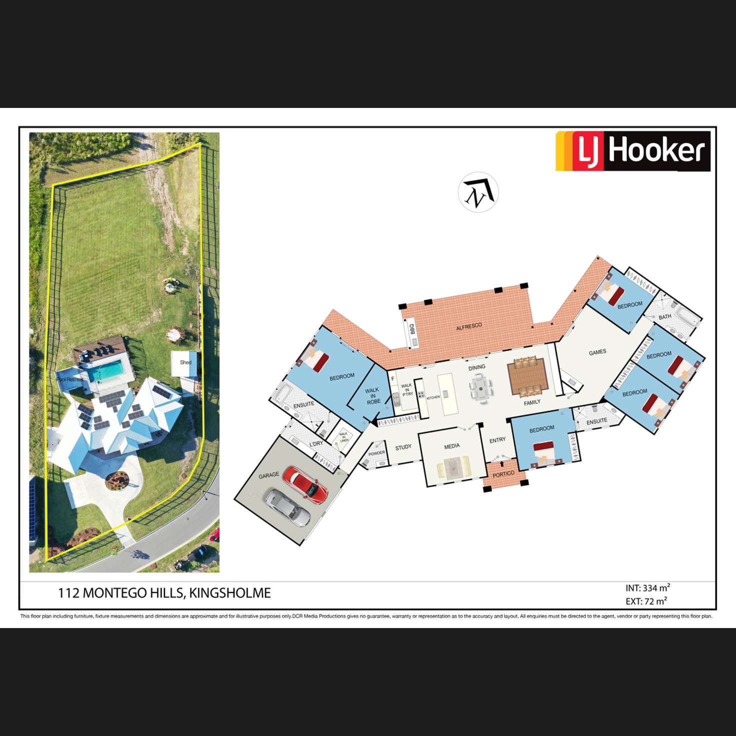 Floorplan of Homely house listing, 112 Montego Hills Drive, Kingsholme QLD 4208