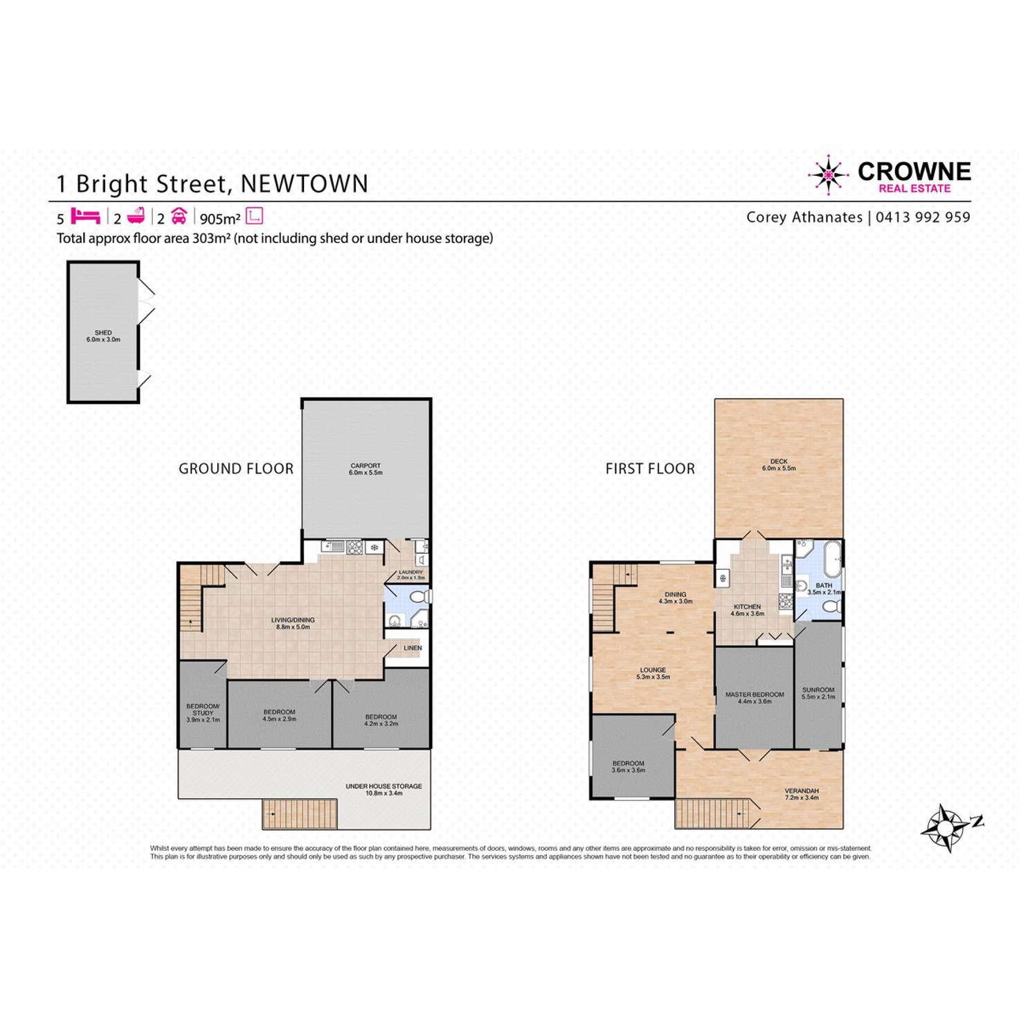 Floorplan of Homely house listing, 1 Bright Street, Newtown QLD 4305