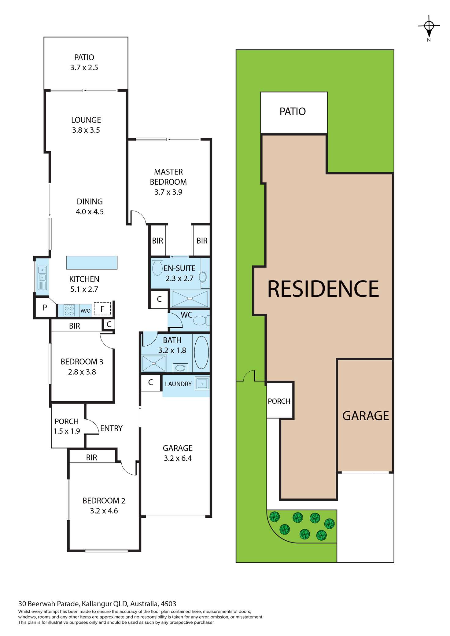 Floorplan of Homely house listing, 30 Beerwah Parade, Kallangur QLD 4503