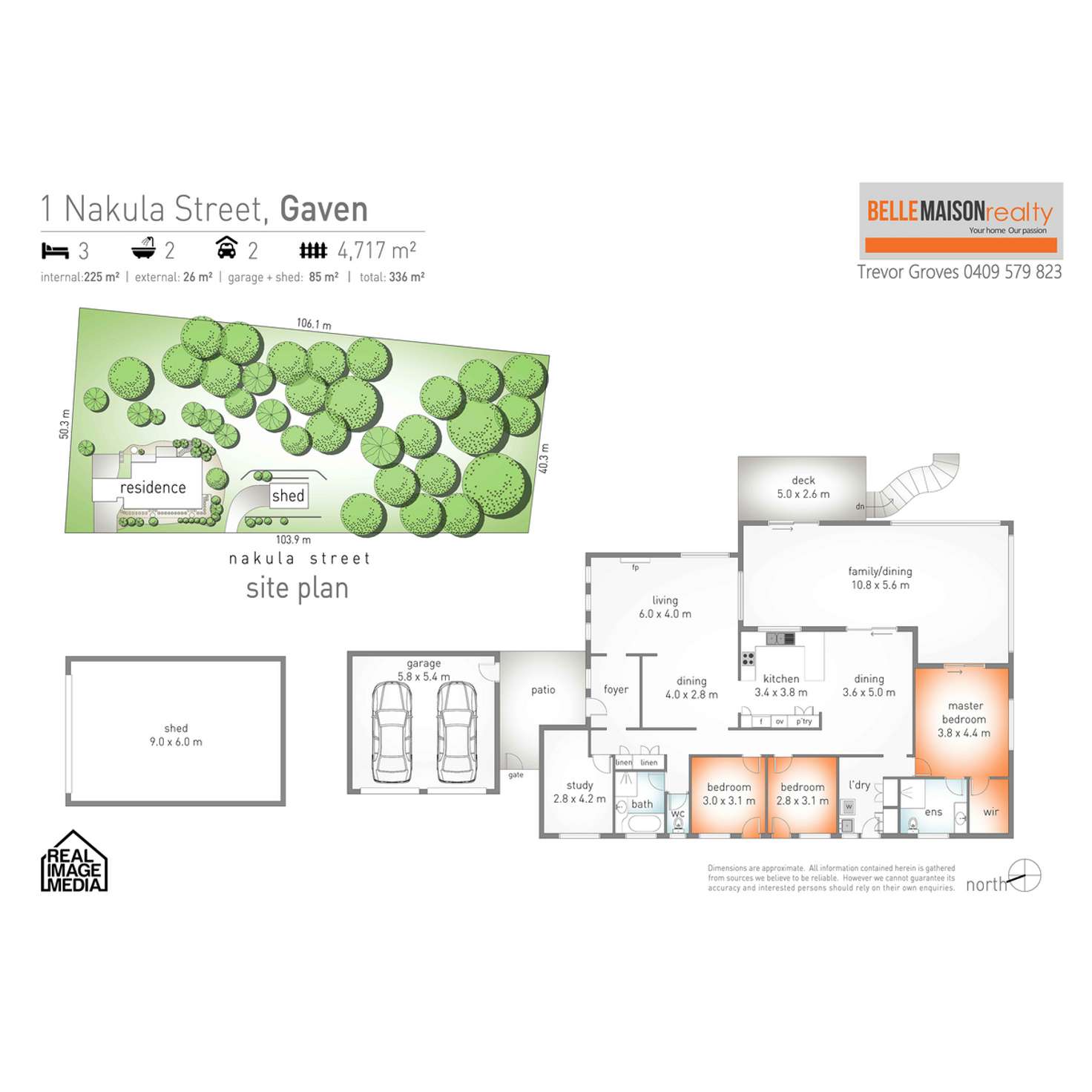Floorplan of Homely house listing, 1 Nakula Street, Gaven QLD 4211