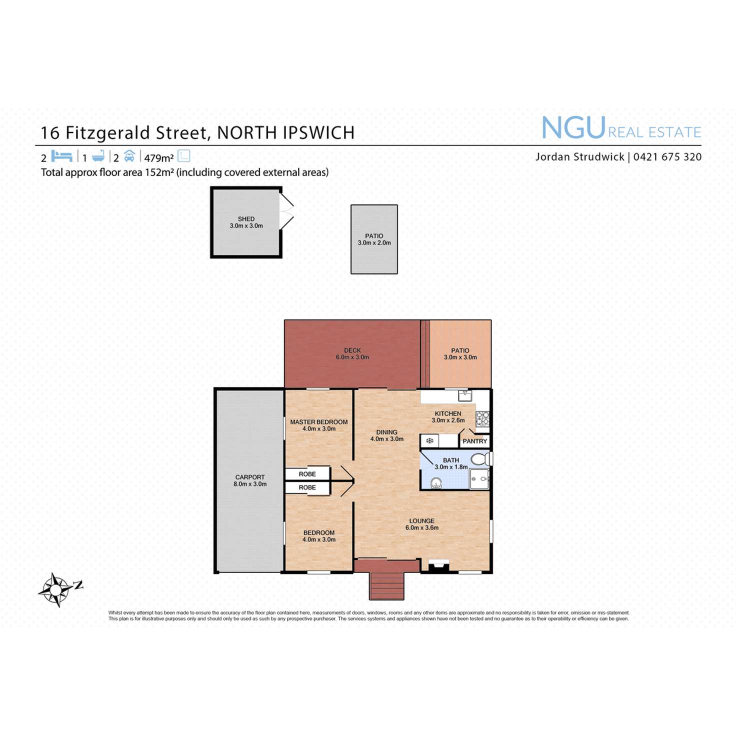 Floorplan of Homely house listing, 16 Fitzgerald Street, North Ipswich QLD 4305