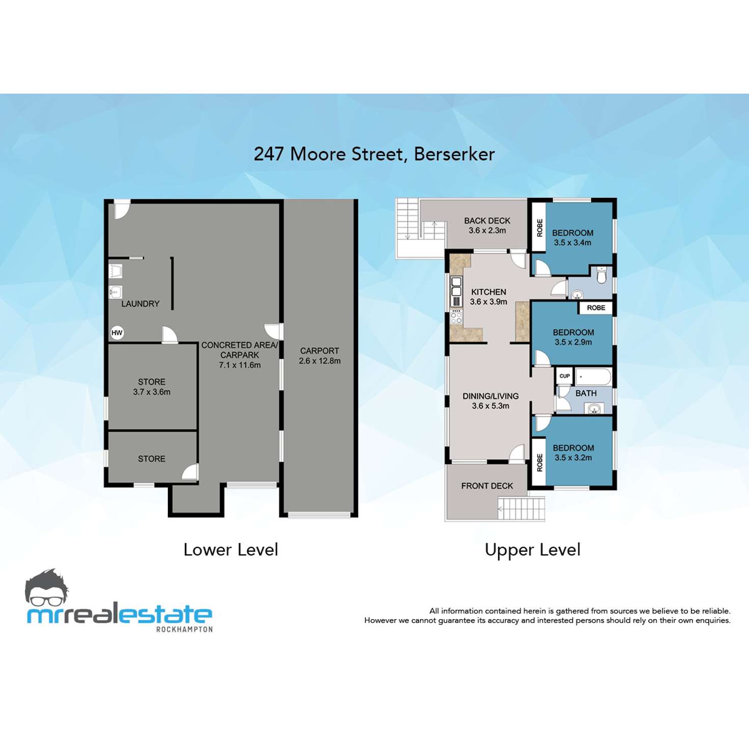 Floorplan of Homely house listing, 247 Moore Street, Berserker QLD 4701