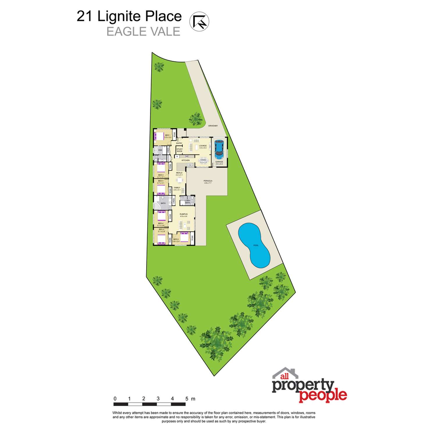 Floorplan of Homely house listing, 21 Lignite Place, Eagle Vale NSW 2558