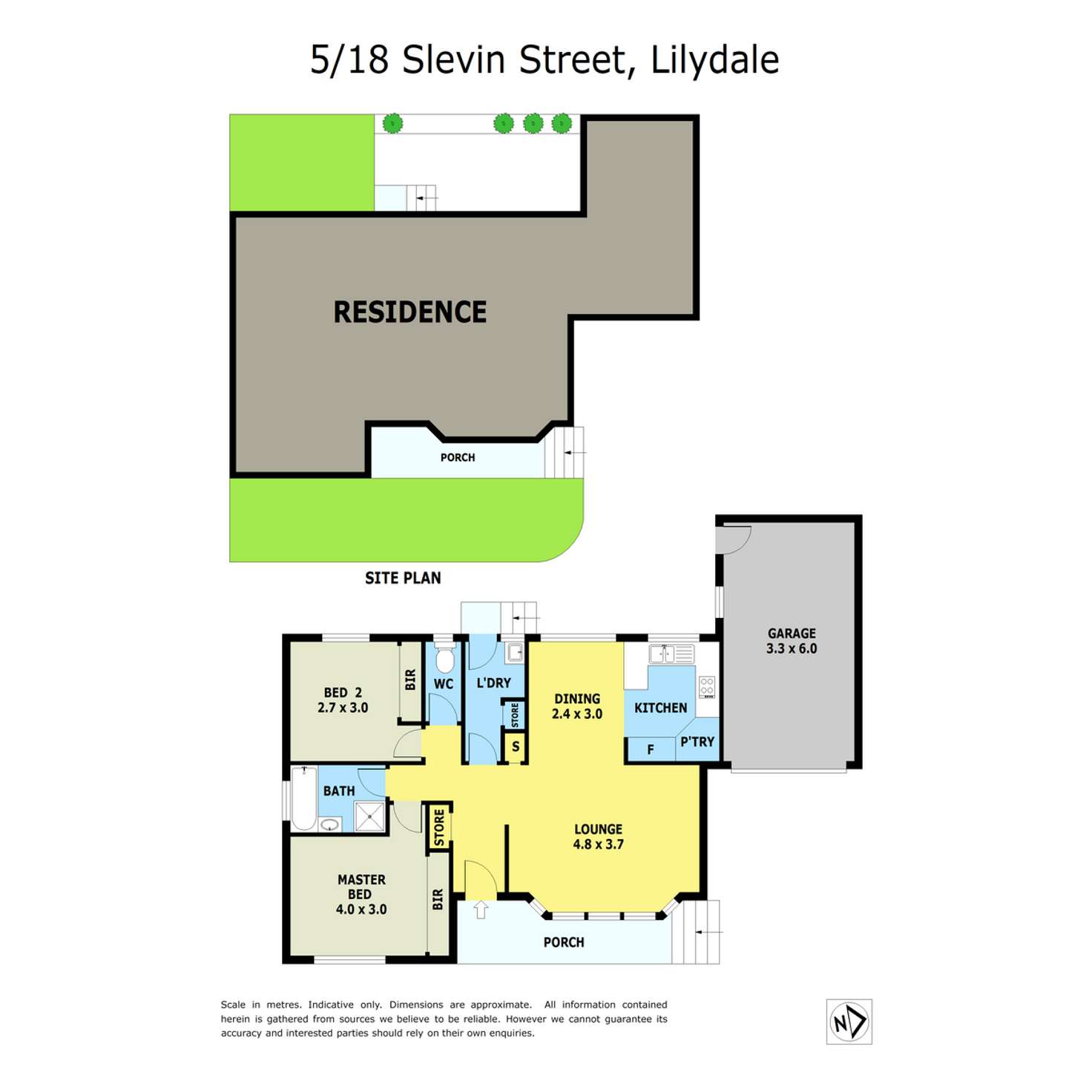 Floorplan of Homely unit listing, 5/18 Slevin Street, Lilydale VIC 3140