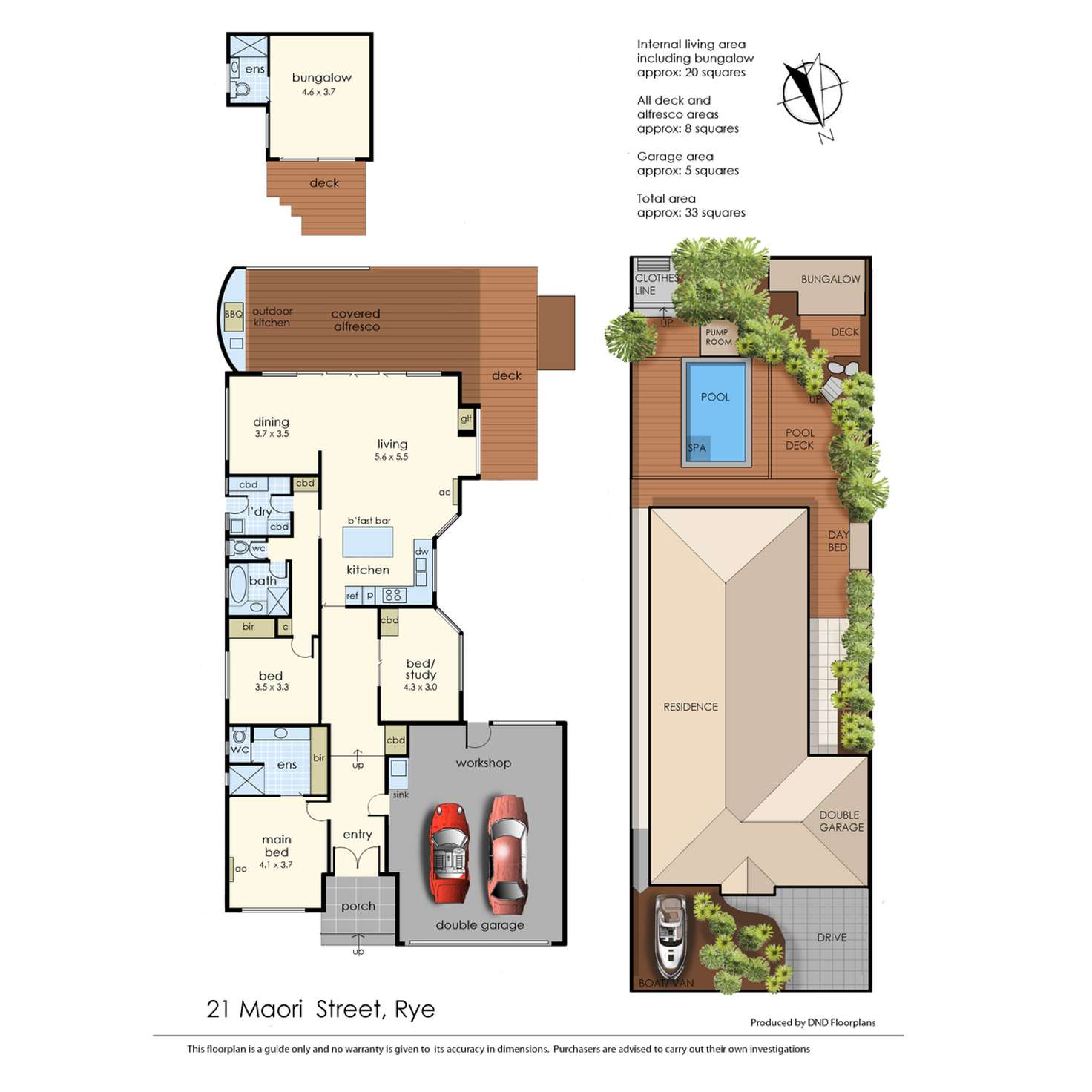 Floorplan of Homely house listing, 21 Maori Street, Rye VIC 3941