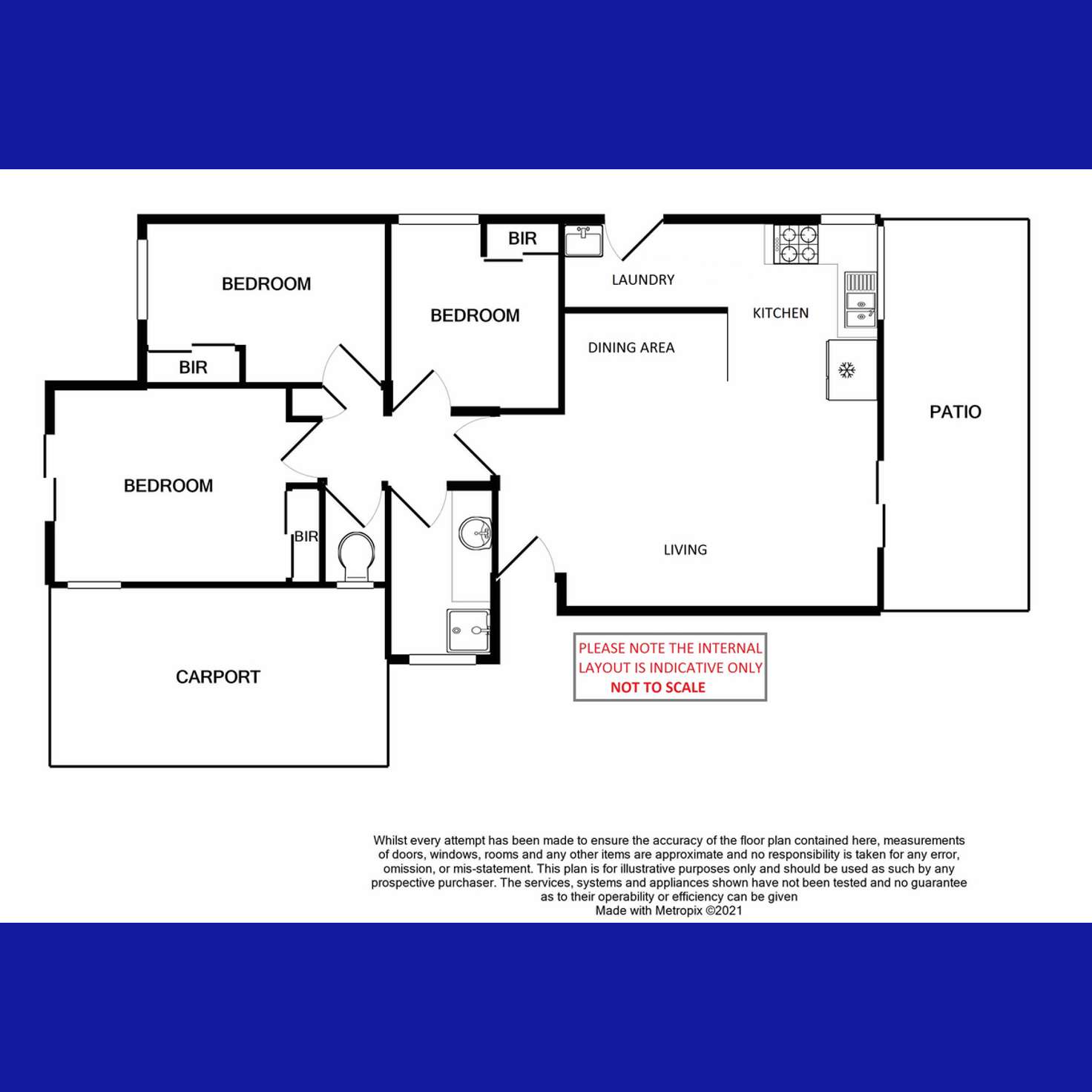 Floorplan of Homely villa listing, 21 Gama Court, Parkwood WA 6147