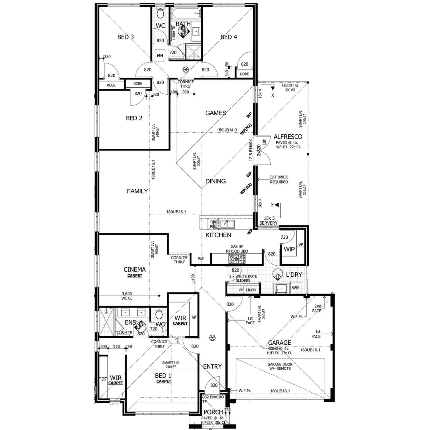 Floorplan of Homely house listing, 97 Huntington Parkway, Landsdale WA 6065