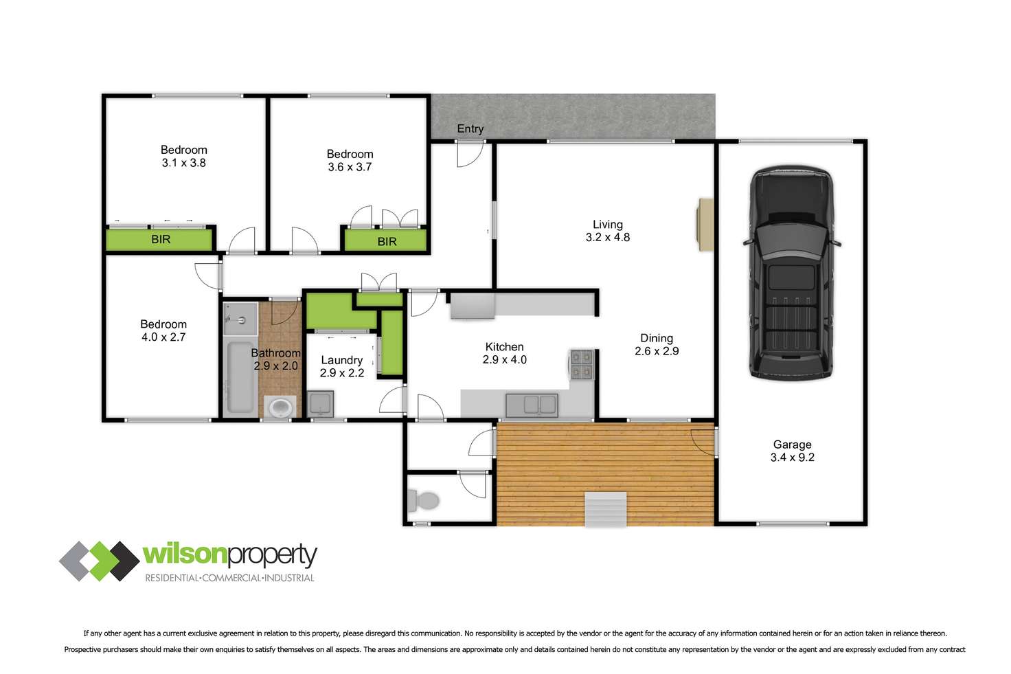 Floorplan of Homely house listing, 38 Hyde Park Road, Traralgon VIC 3844