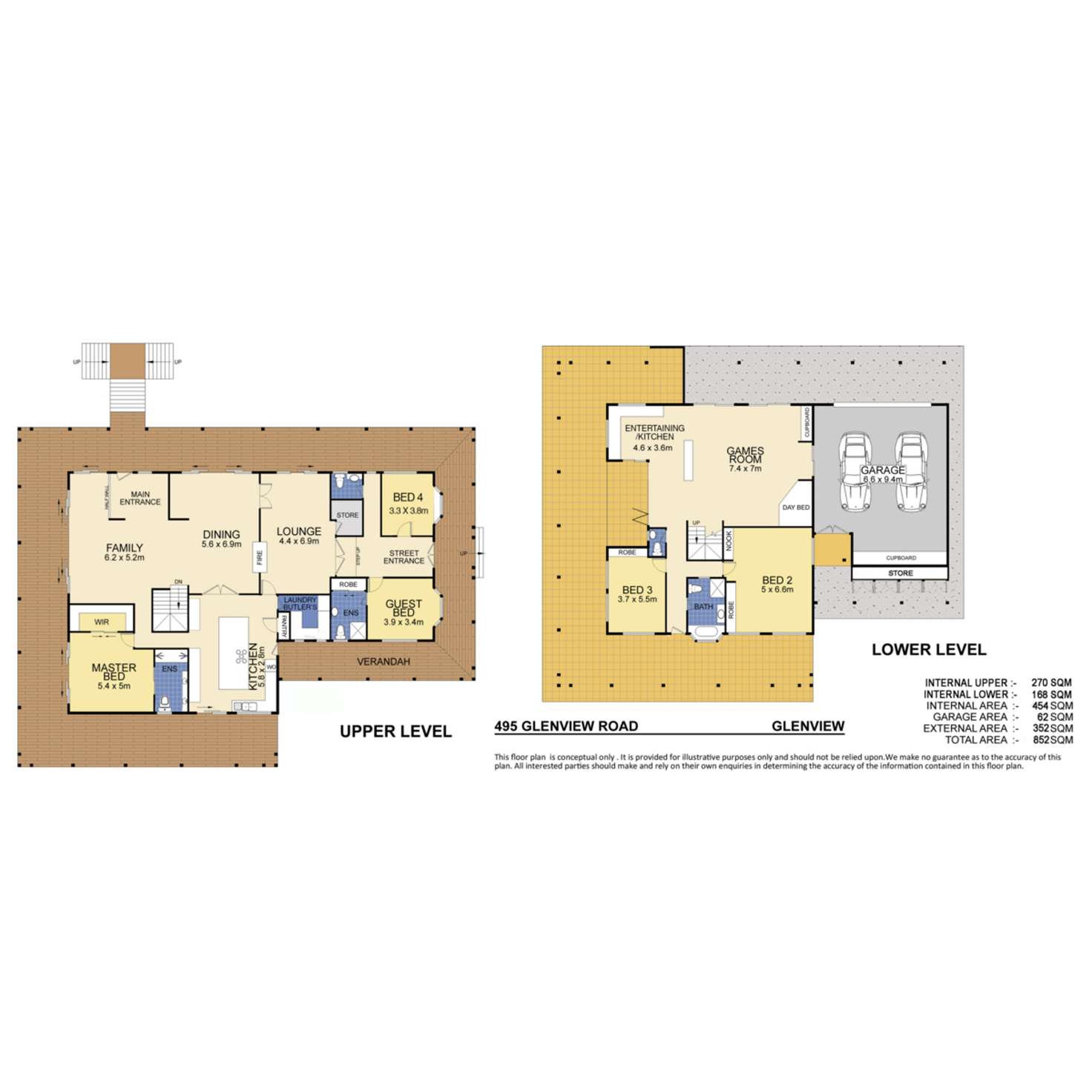 Floorplan of Homely house listing, 495 Glenview Road, Glenview QLD 4553