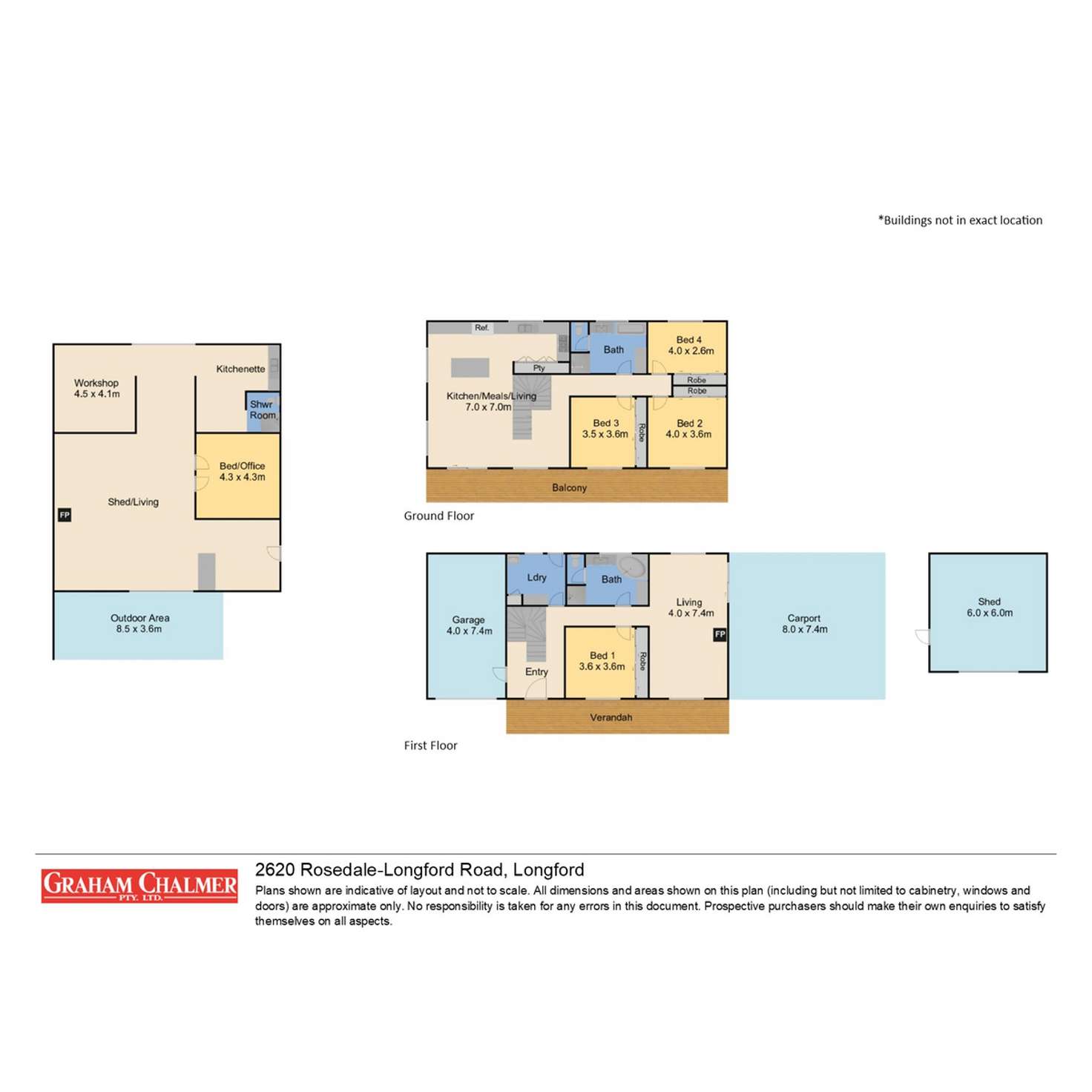 Floorplan of Homely house listing, 2620 Rosedale - Longford Road, Longford VIC 3851