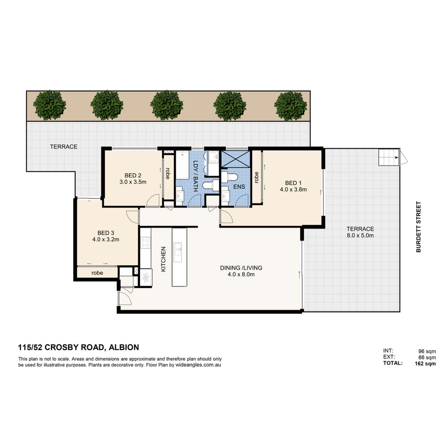 Floorplan of Homely unit listing, 115/52 Crosby Road, Albion QLD 4010