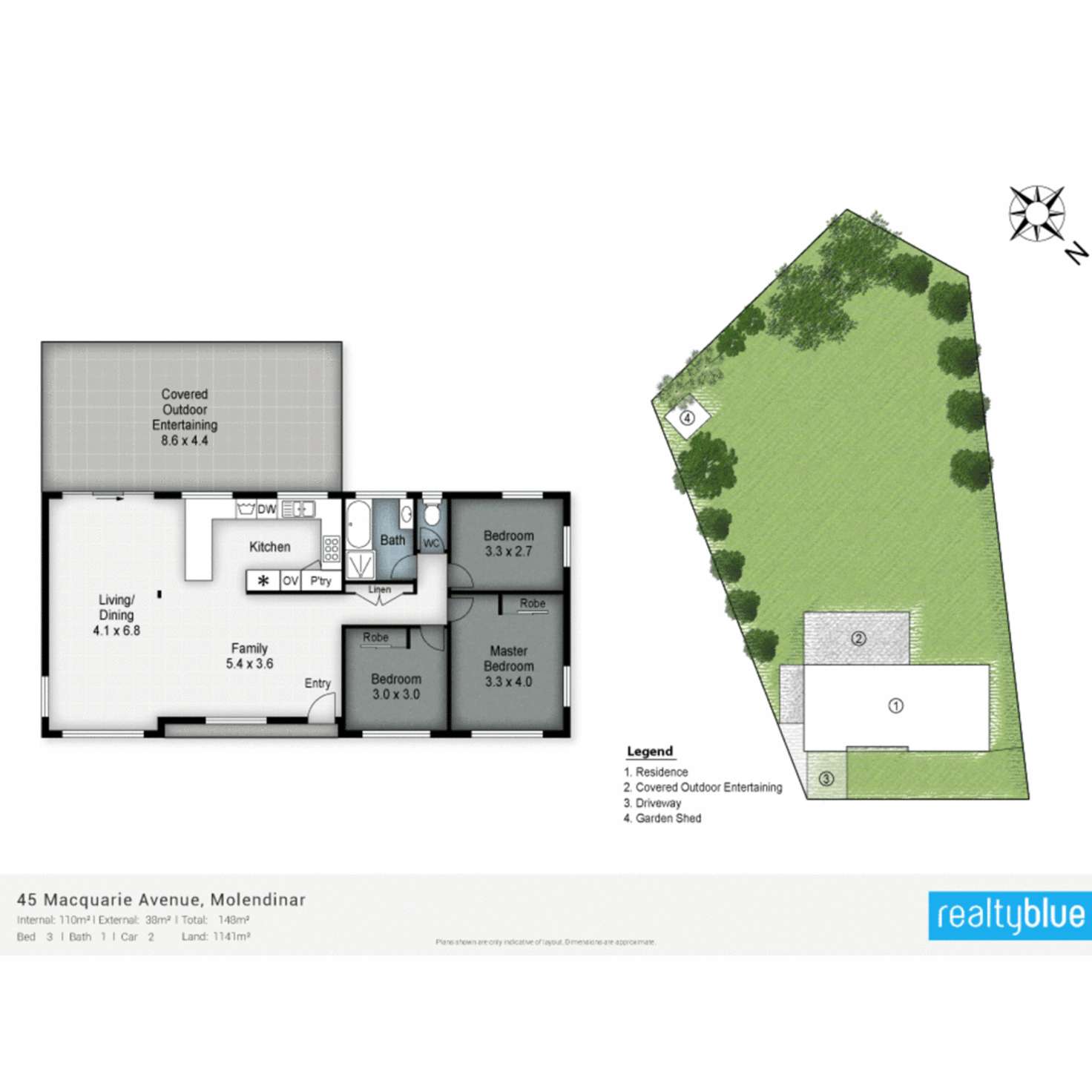 Floorplan of Homely house listing, 45 Macquarie Avenue, Molendinar QLD 4214