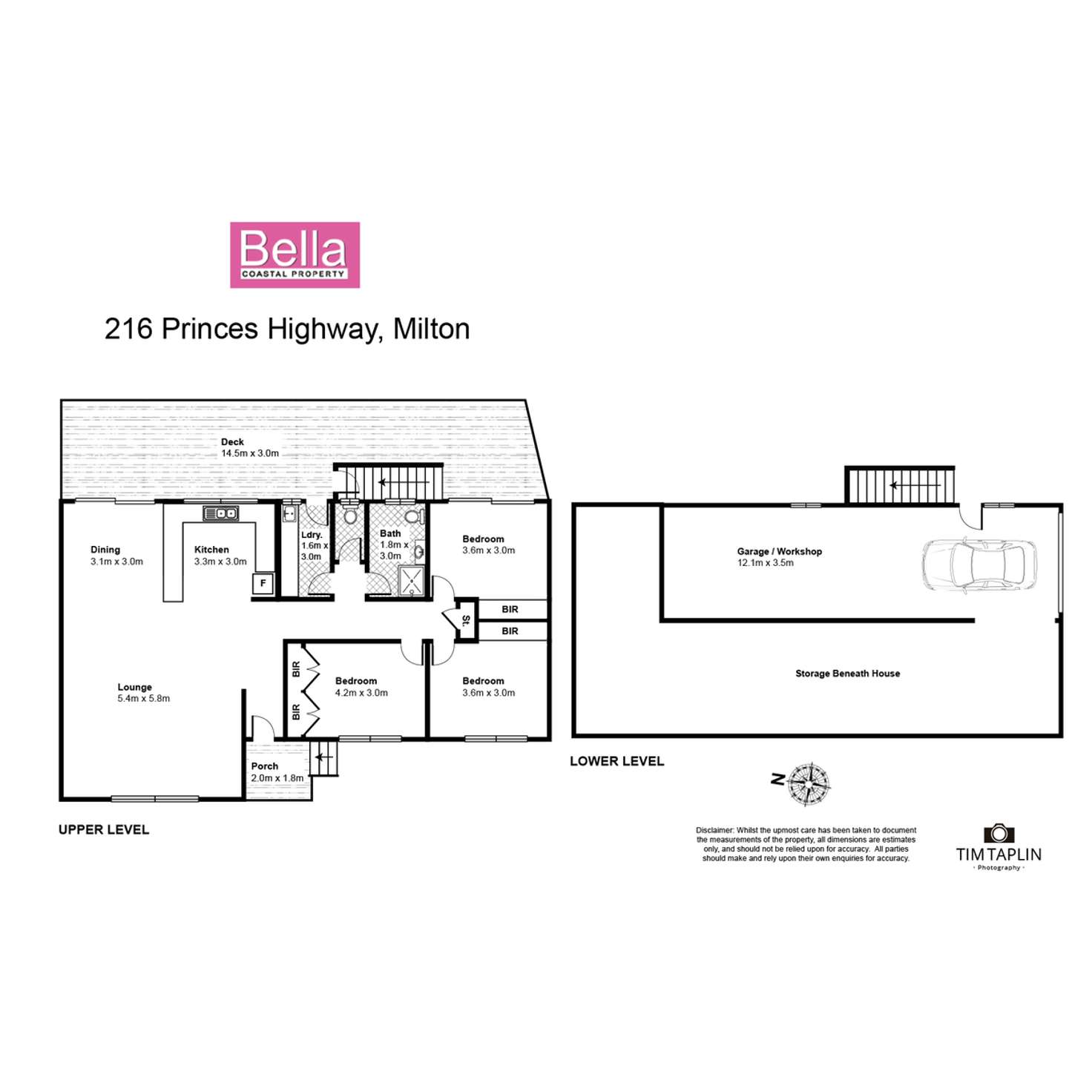 Floorplan of Homely acreageSemiRural listing, 216 Princes Highway, Milton NSW 2538