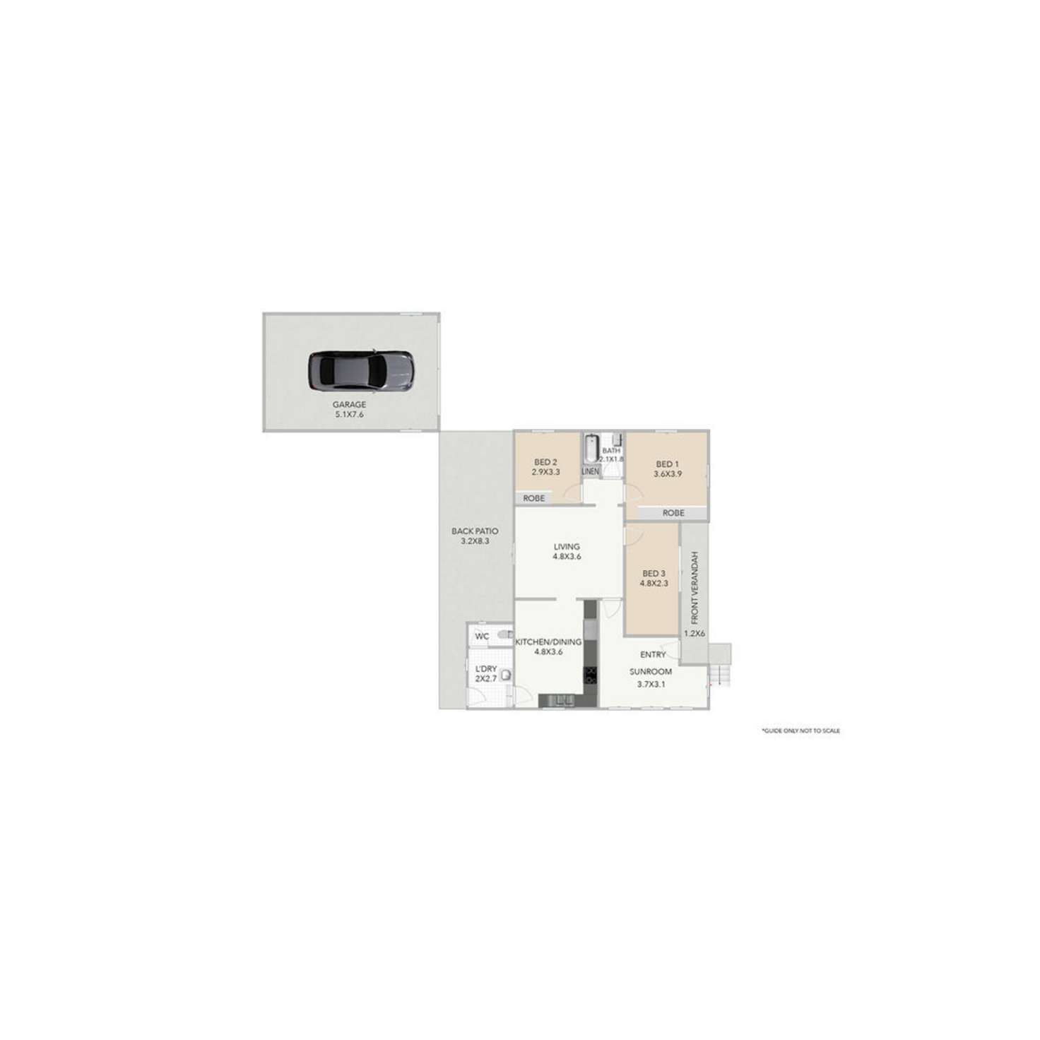 Floorplan of Homely house listing, 62 Cyprus Street, North Ipswich QLD 4305