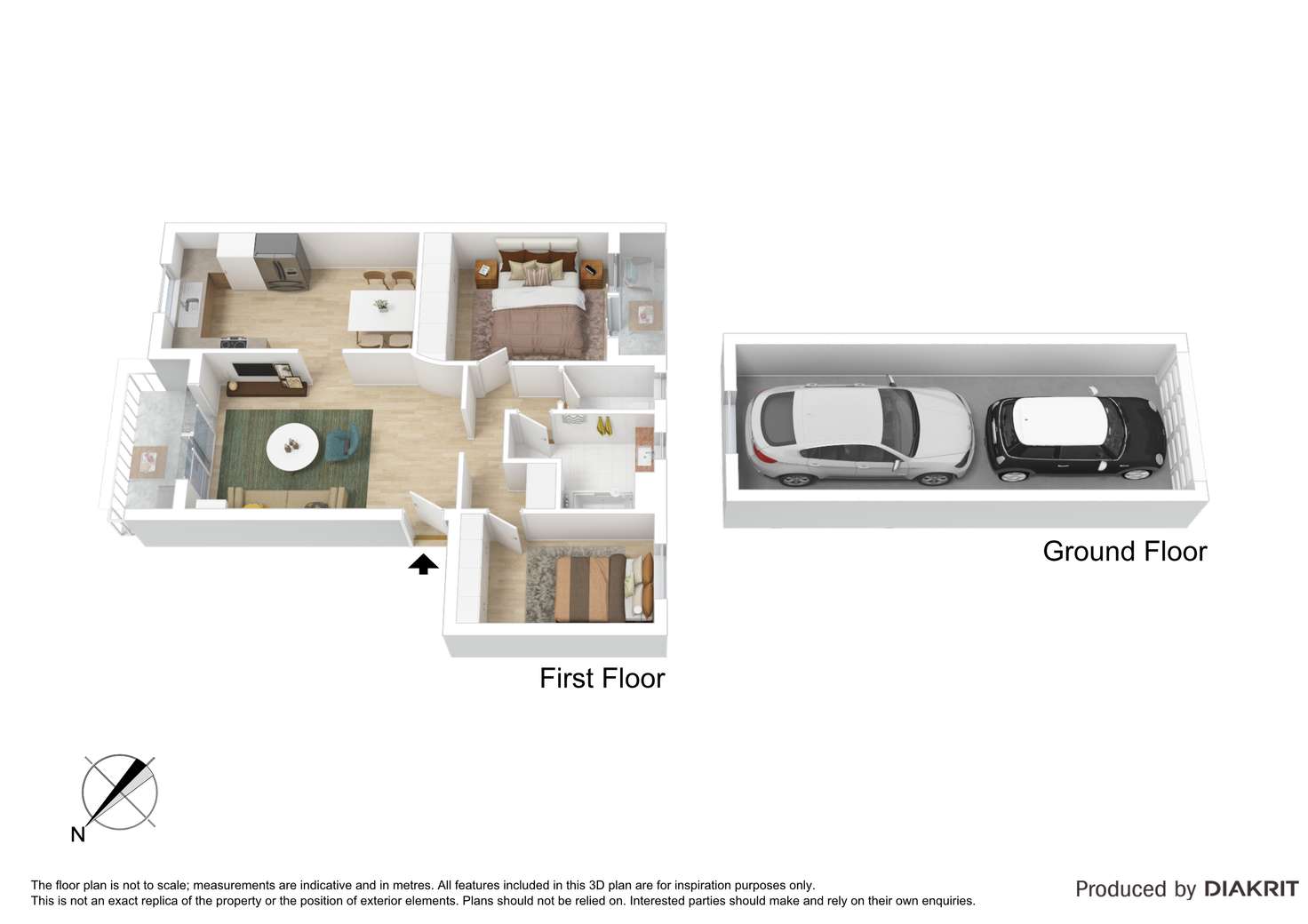 Floorplan of Homely unit listing, 2/81 Kent Street, New Farm QLD 4005