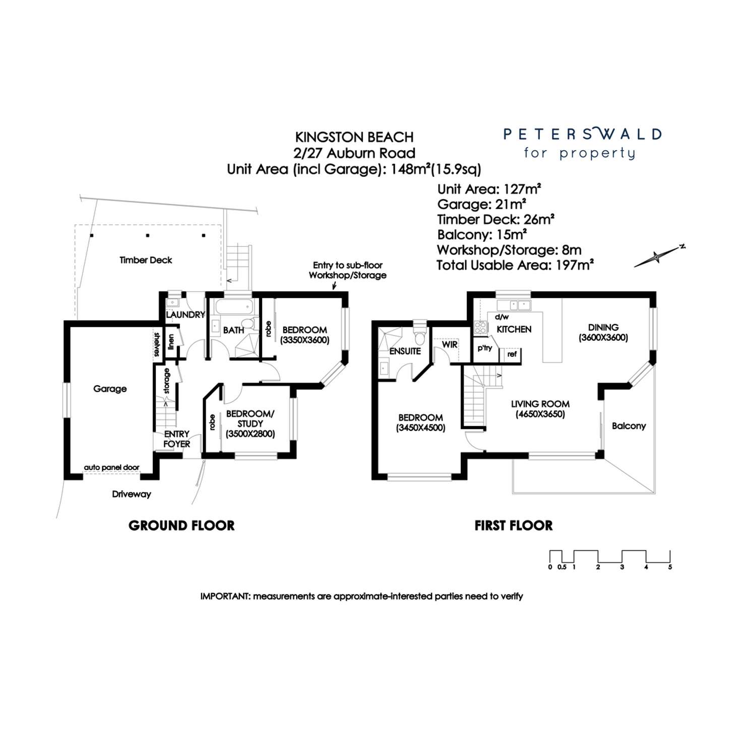 Floorplan of Homely villa listing, 2/27 Auburn Road, Kingston Beach TAS 7050
