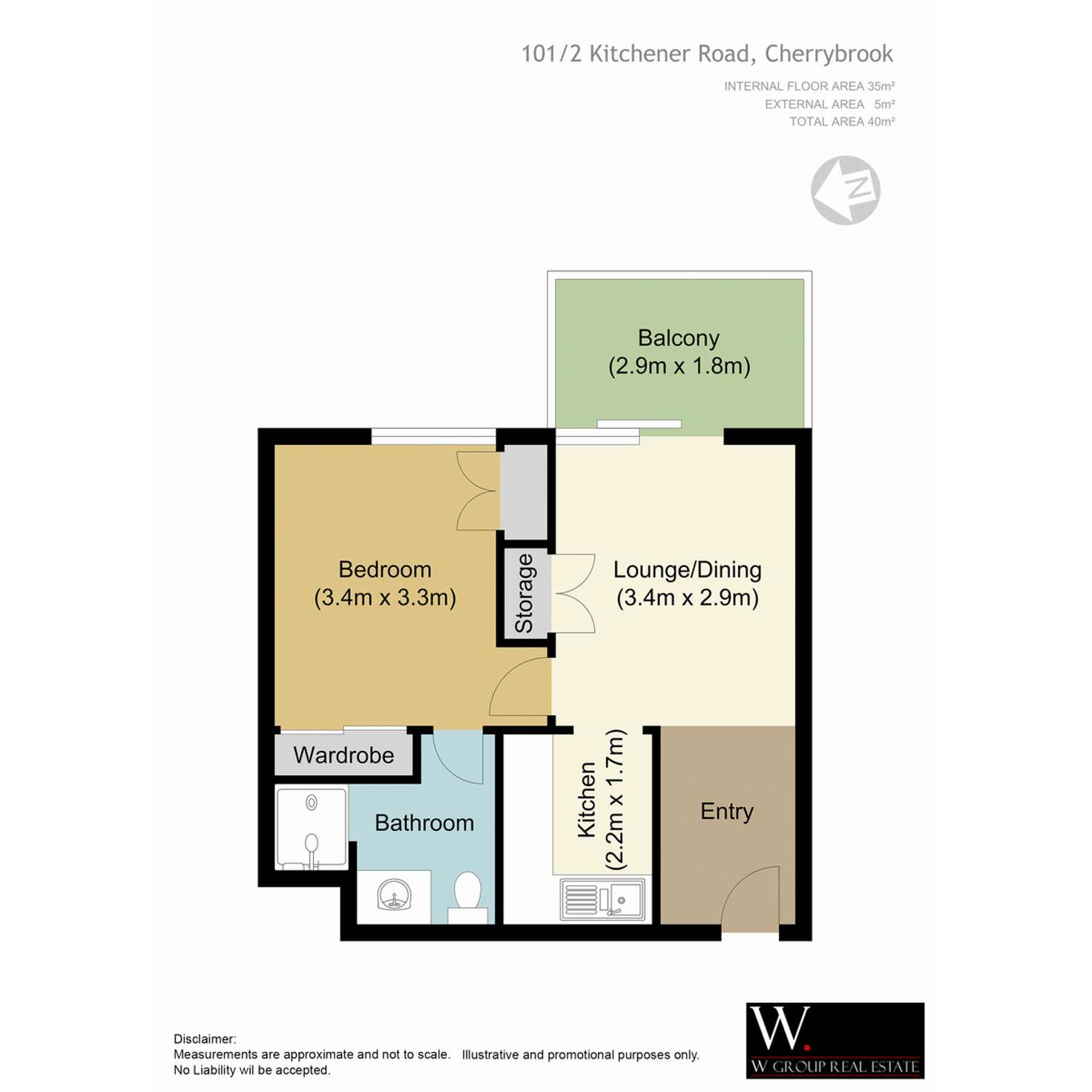 Floorplan of Homely retirement listing, 101/2 Kitchener Road, Cherrybrook NSW 2126