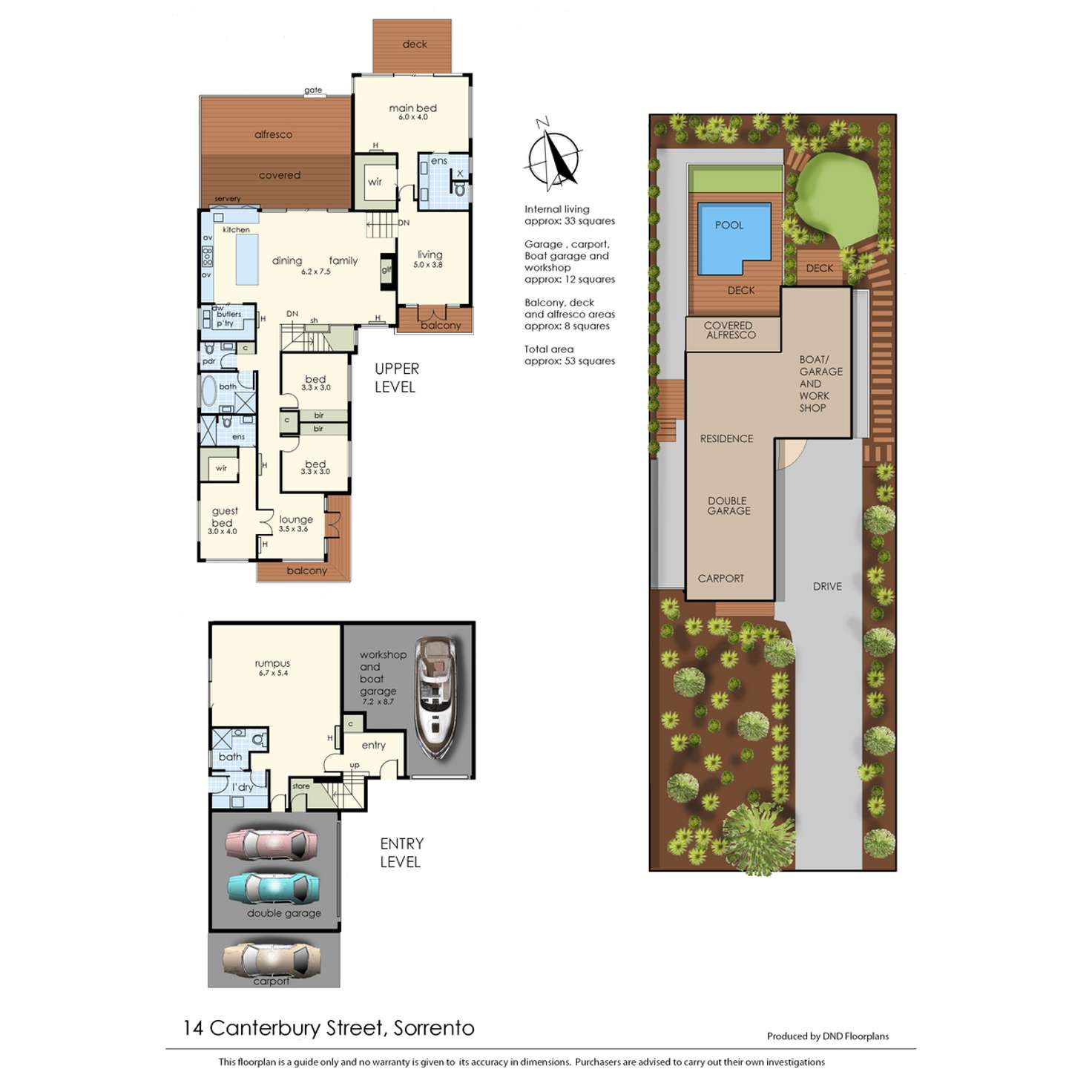 Floorplan of Homely house listing, 14 Canterbury Street, Sorrento VIC 3943