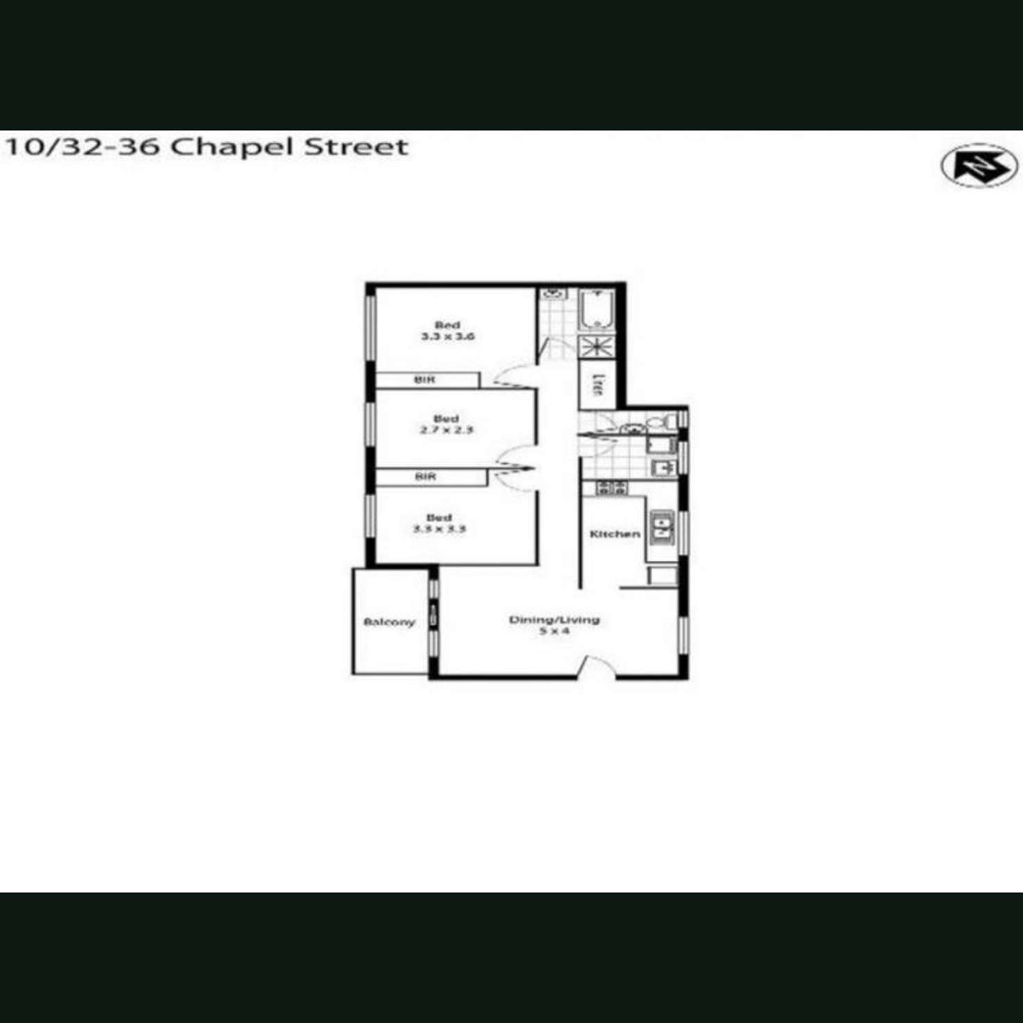 Floorplan of Homely apartment listing, 10/32-36 Chapel Street, Rockdale NSW 2216