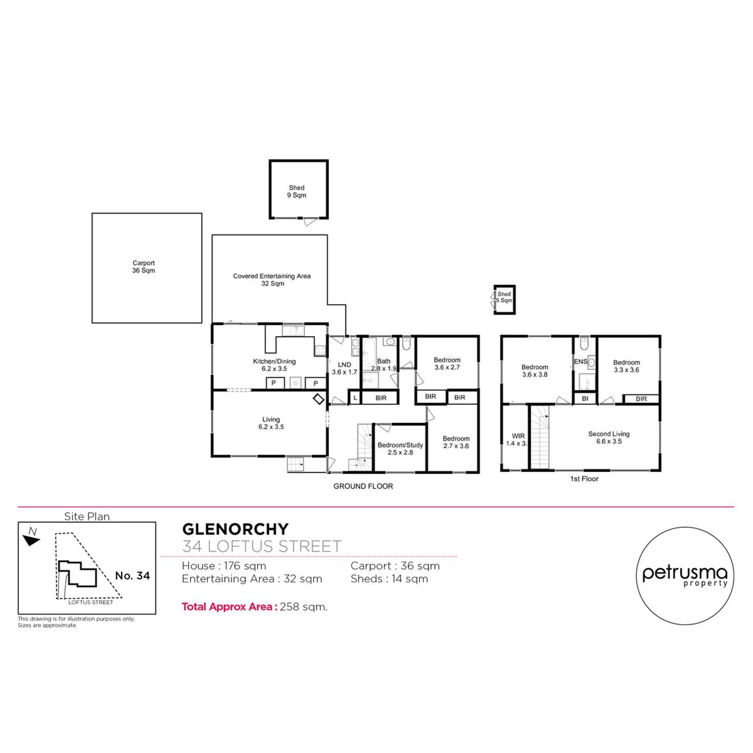 Floorplan of Homely house listing, 34 Loftus Street, Glenorchy TAS 7010