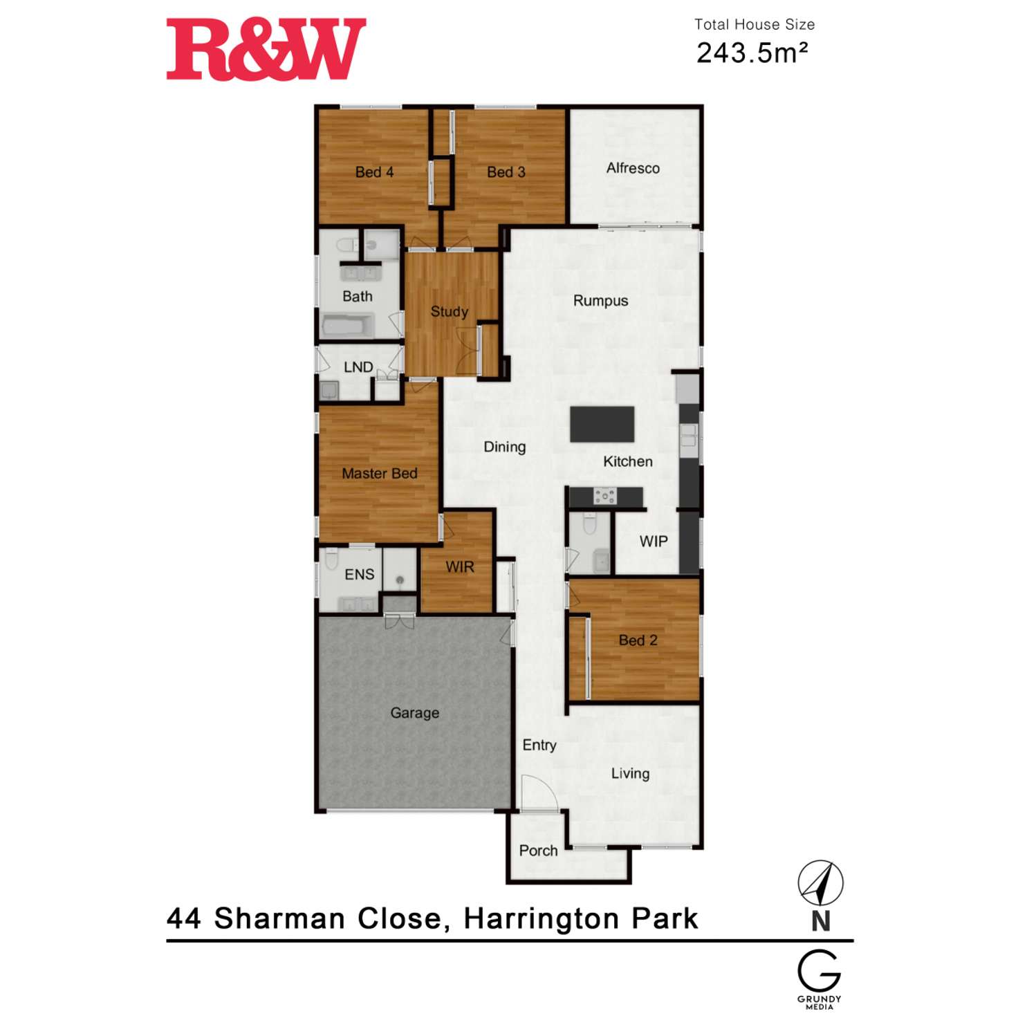 Floorplan of Homely house listing, 44 Sharman Close, Harrington Park NSW 2567