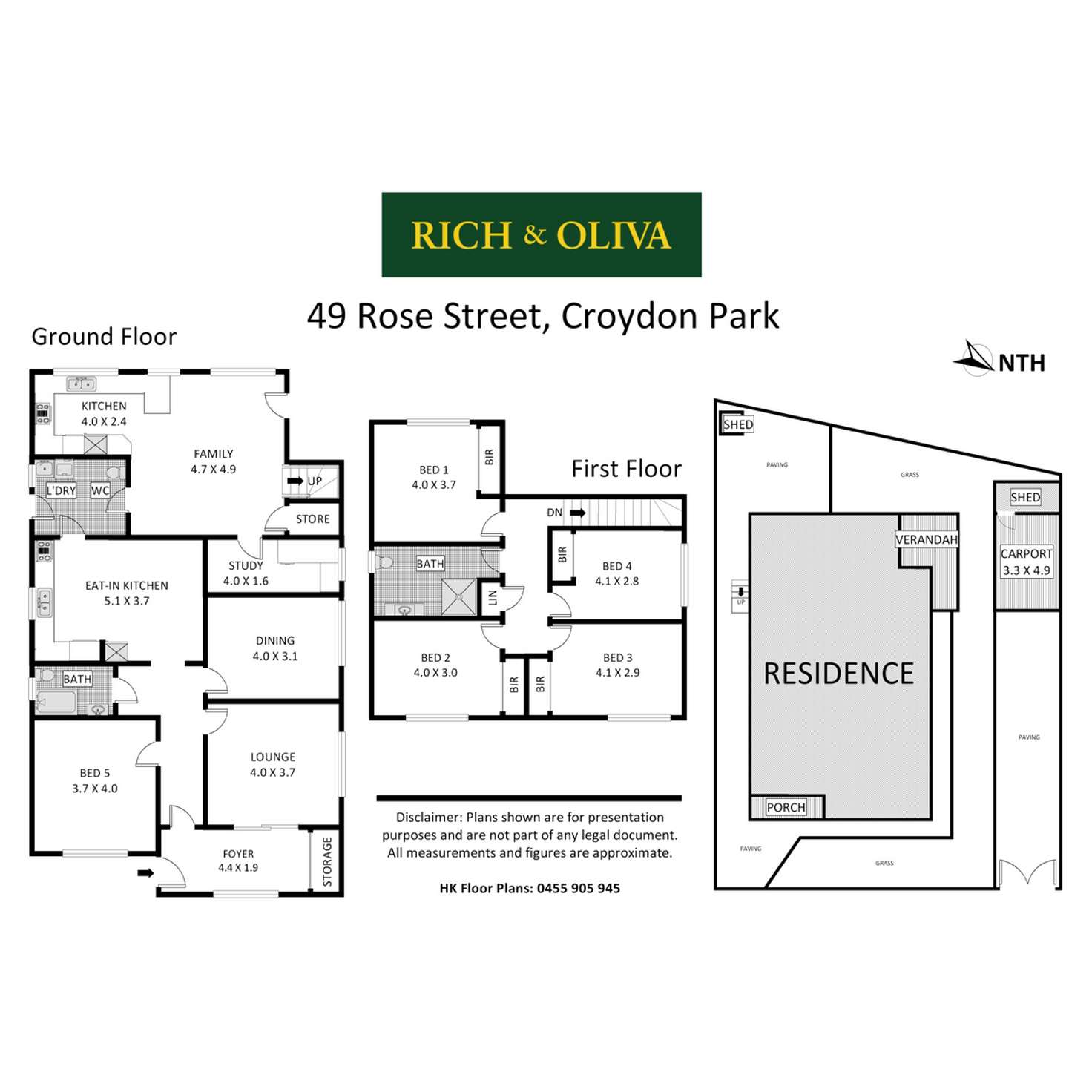 Floorplan of Homely house listing, 49 Rose Street, Croydon Park NSW 2133