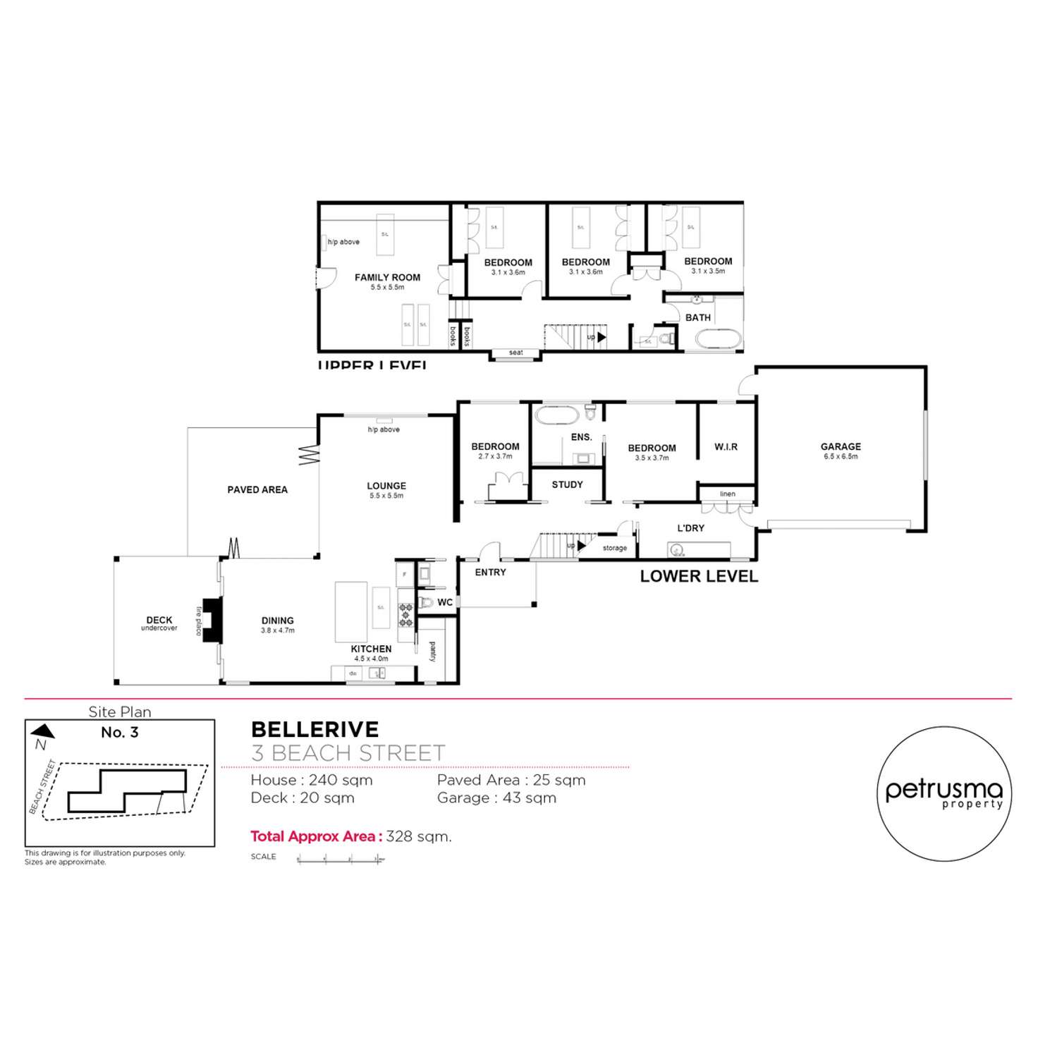 Floorplan of Homely house listing, 3 Beach Street, Bellerive TAS 7018