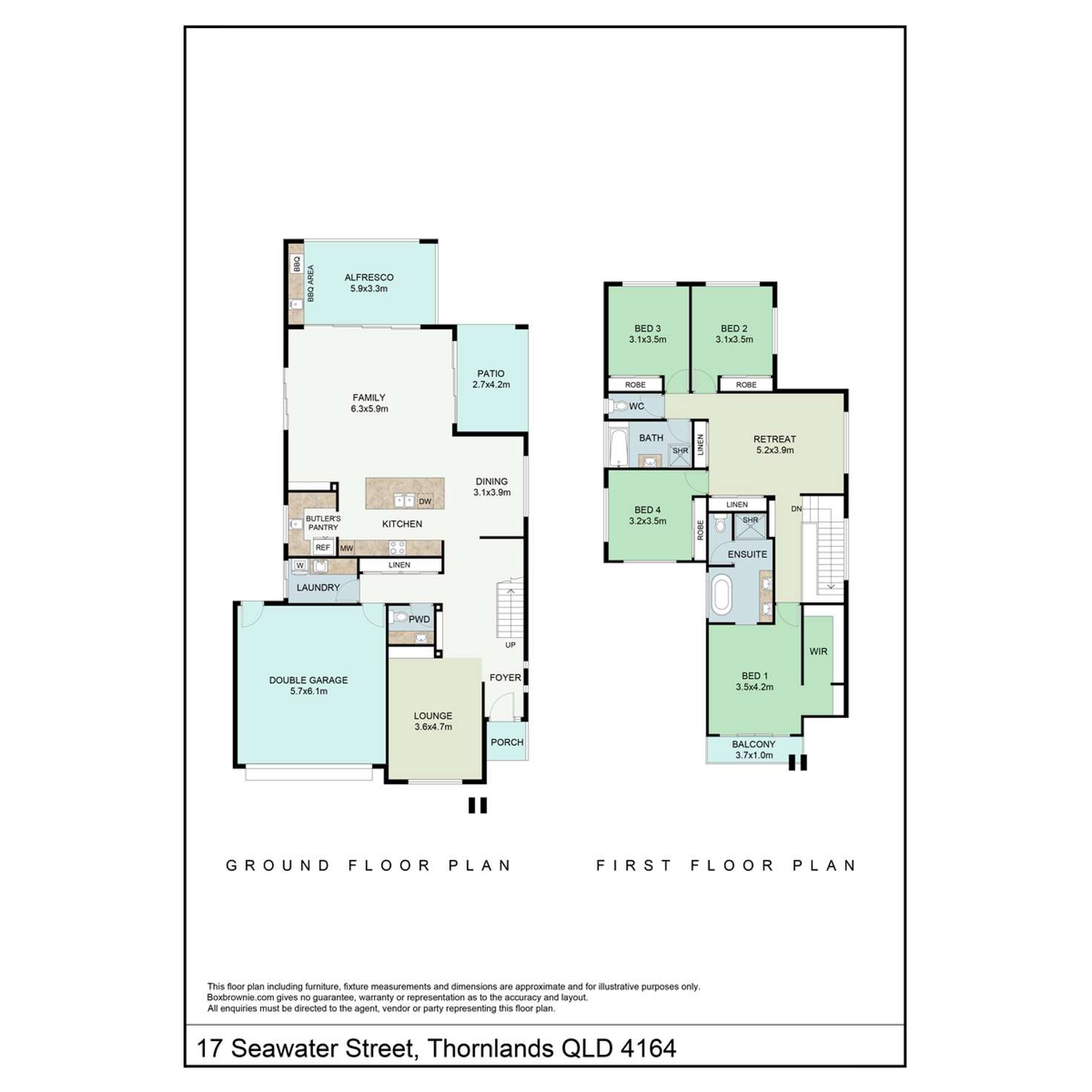 Floorplan of Homely house listing, 17 Seawater Street, Thornlands QLD 4164