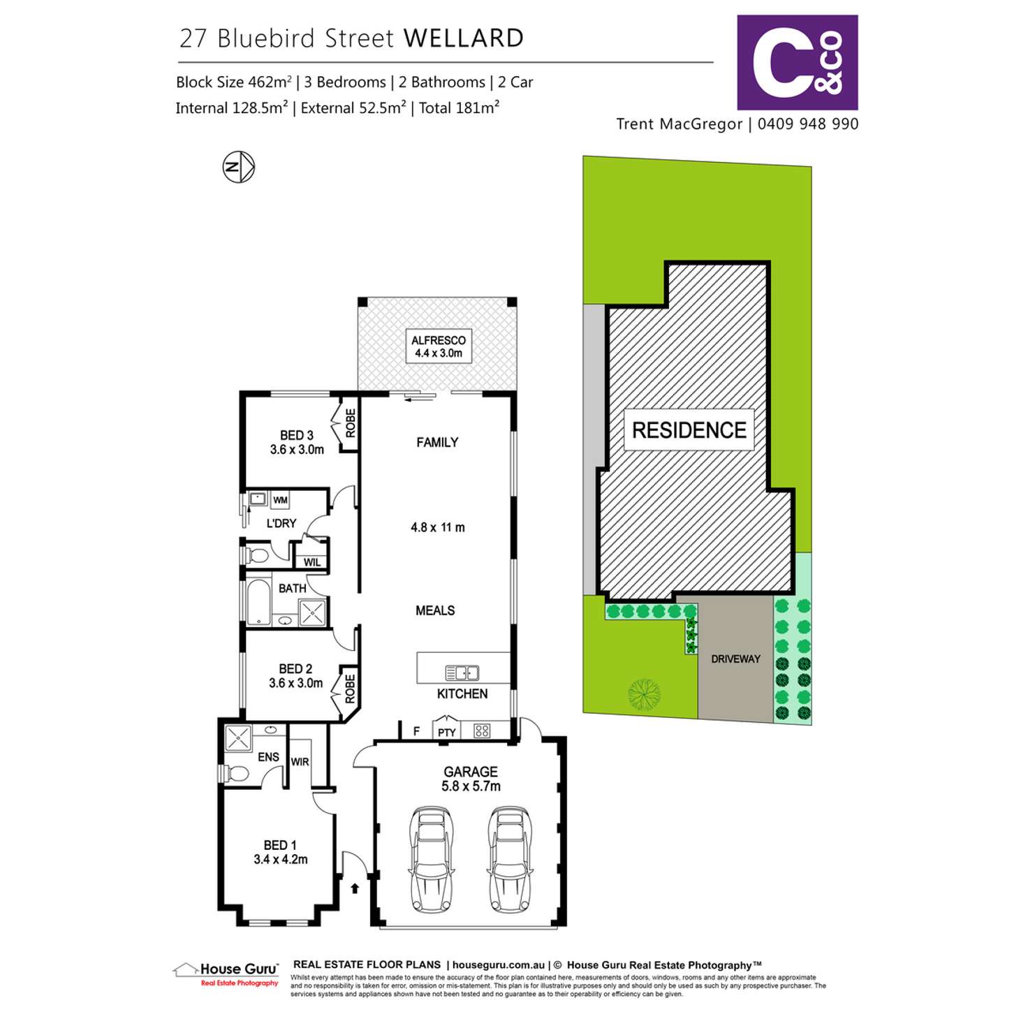 Floorplan of Homely house listing, 27 Bluebird Street, Wellard WA 6170