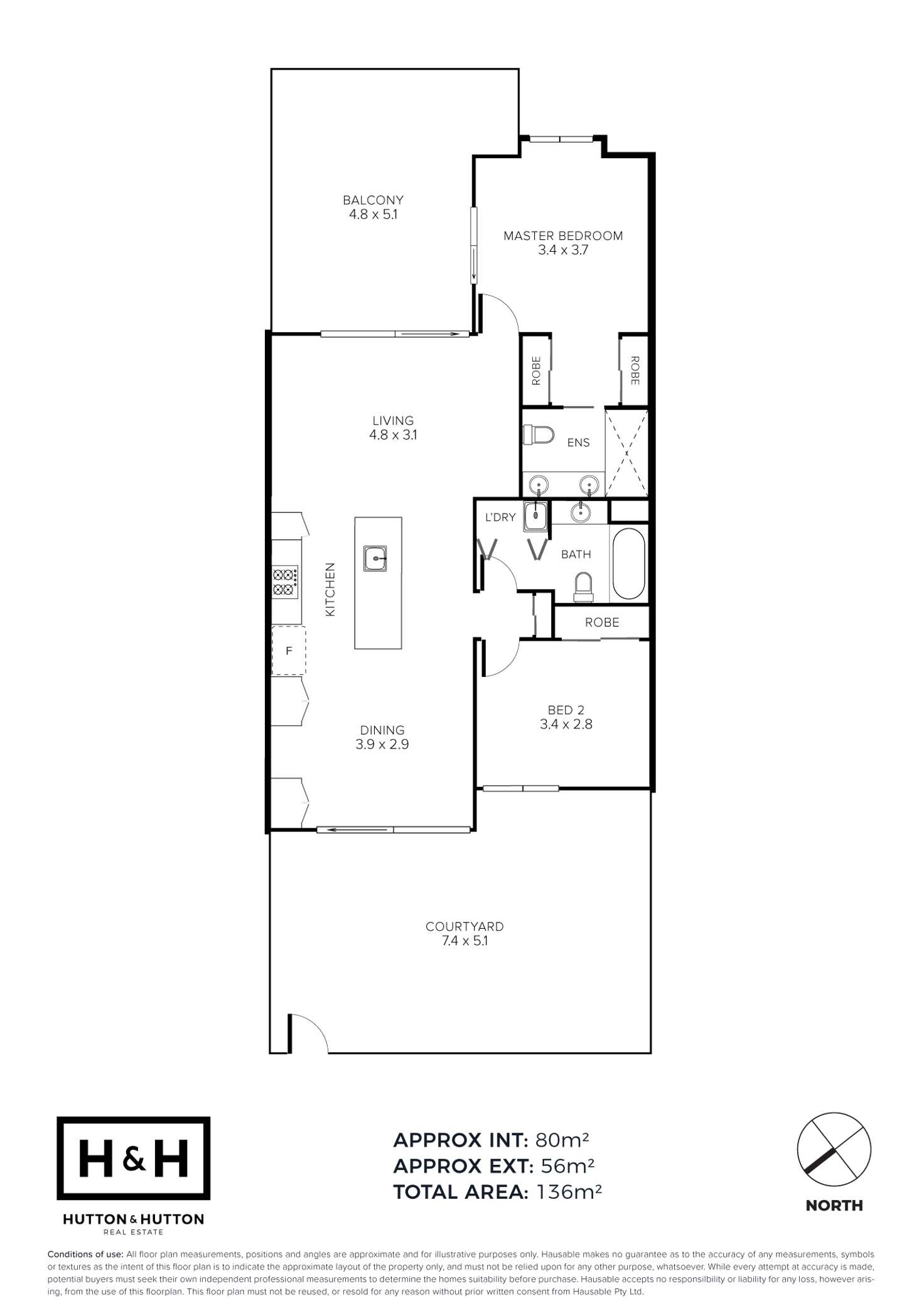 Floorplan of Homely apartment listing, 32/451 Gregory Terrace, Spring Hill QLD 4000