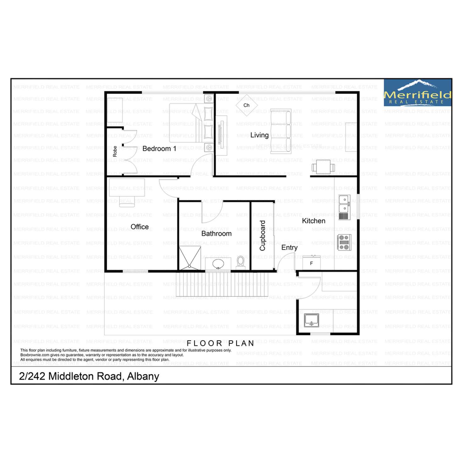 Floorplan of Homely unit listing, 2/242 Middleton Road, Albany WA 6330