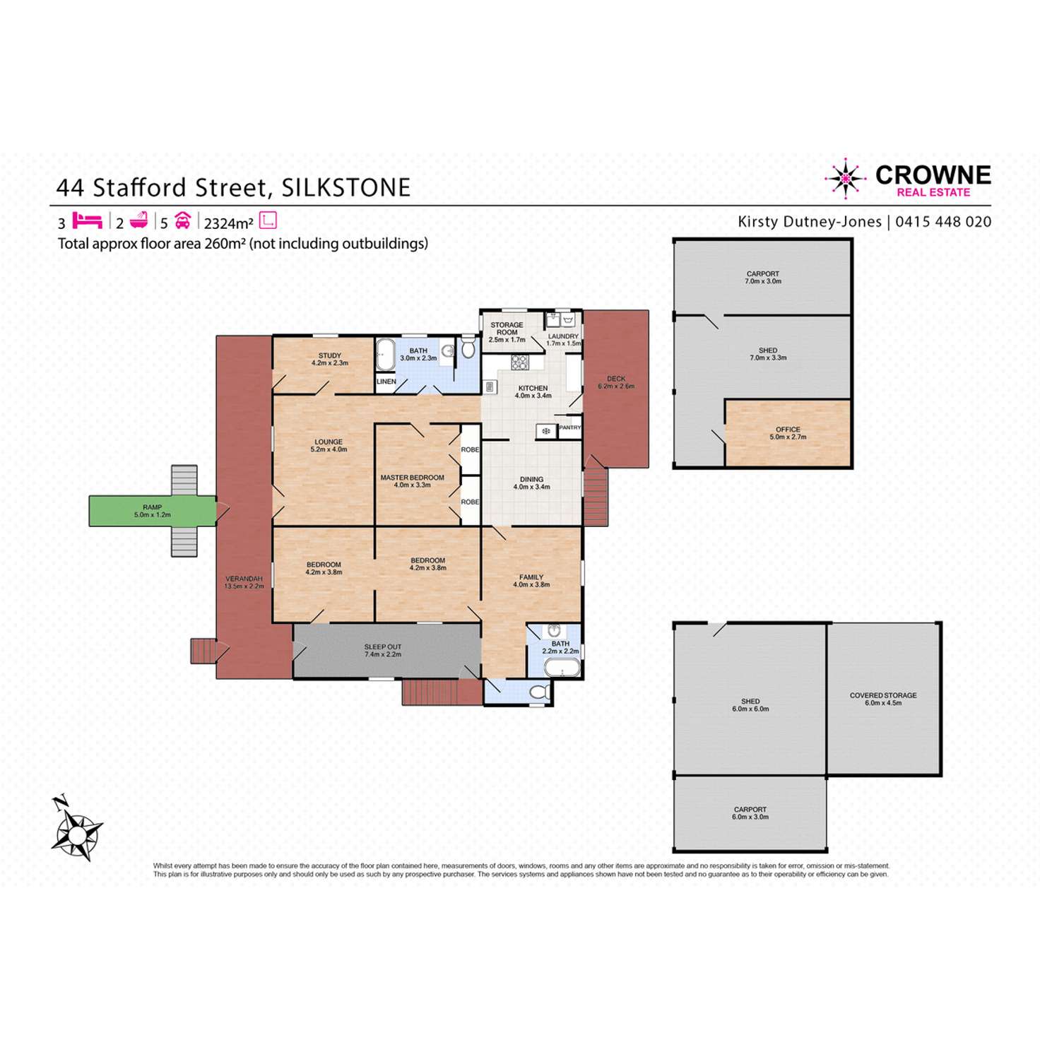 Floorplan of Homely house listing, 44 Stafford Street, Booval QLD 4304