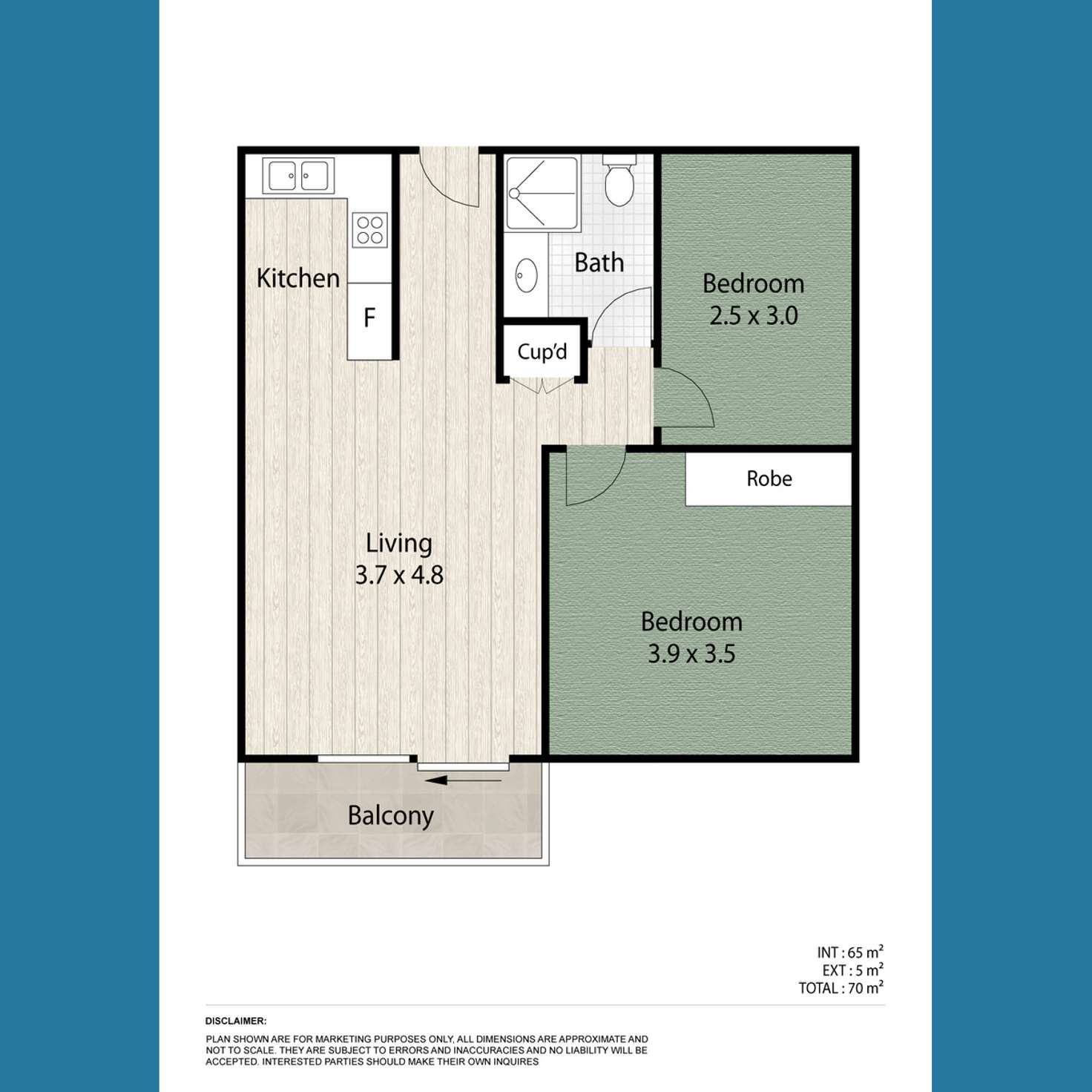 Floorplan of Homely unit listing, 6/63 Eton Street, Nundah QLD 4012