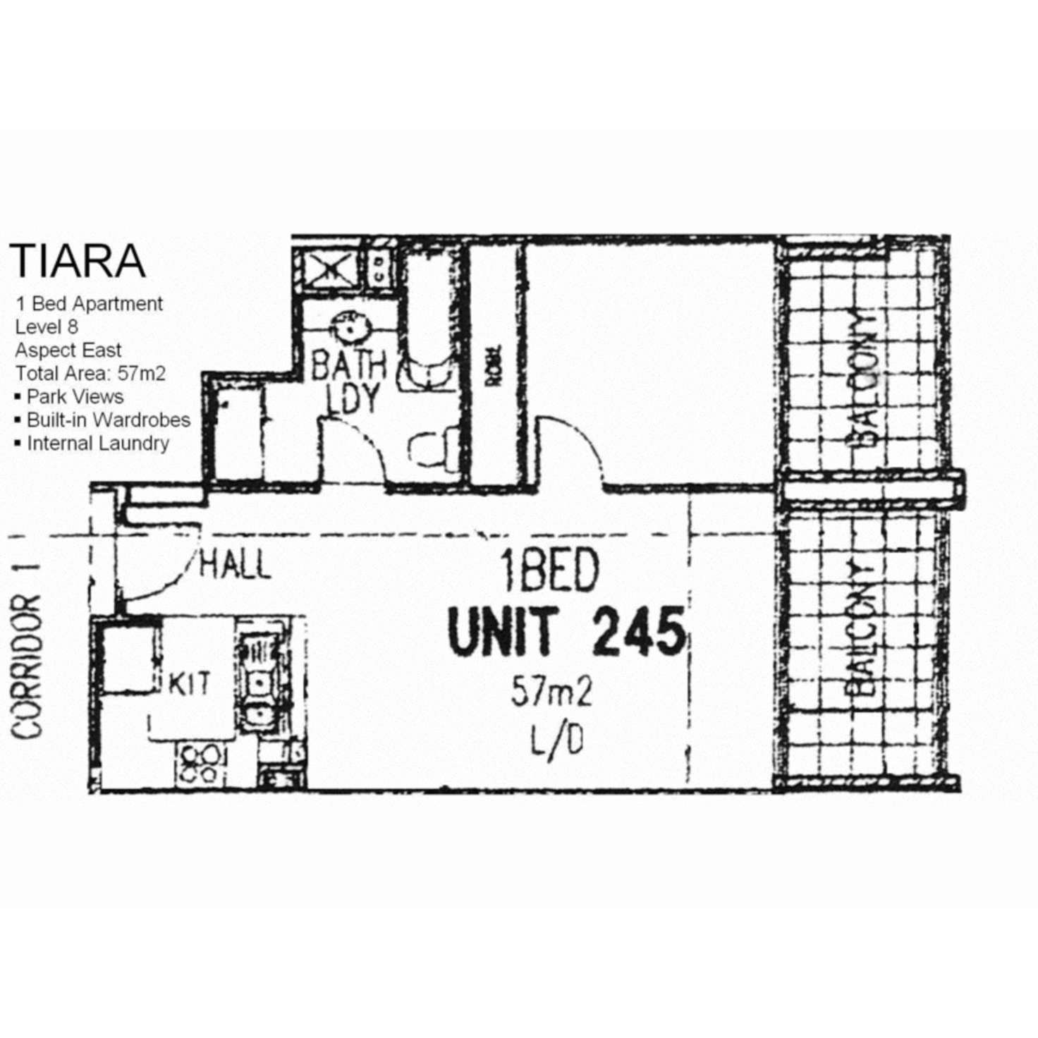 Floorplan of Homely apartment listing, 245/806 Bourke Street, Waterloo NSW 2017