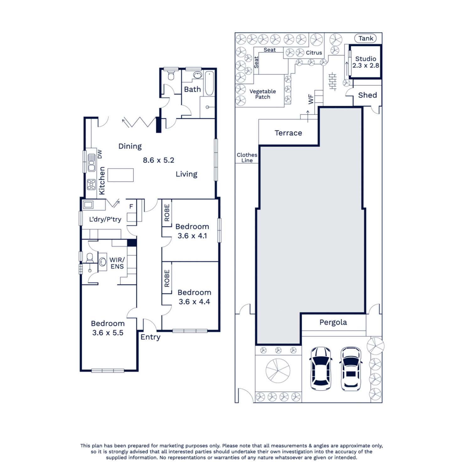 Floorplan of Homely house listing, 17 Gower Street, Kensington VIC 3031