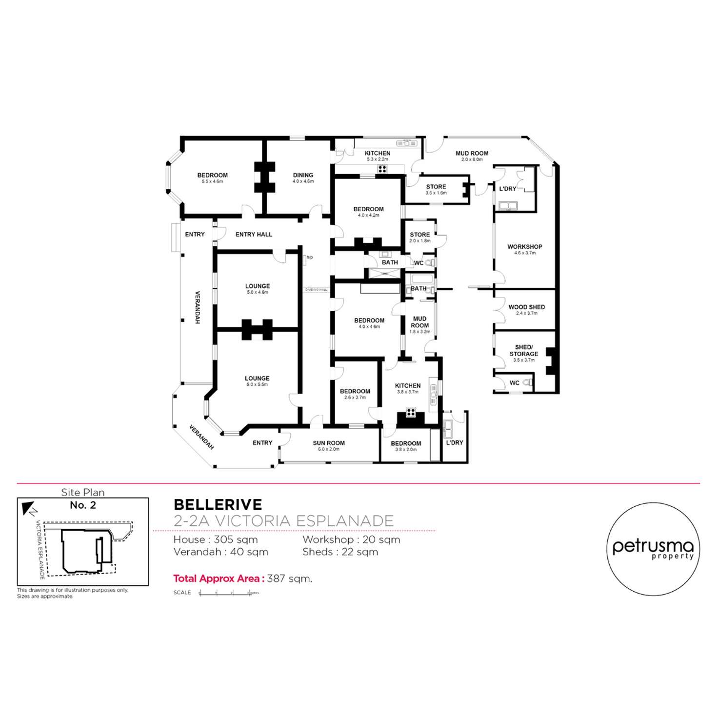 Floorplan of Homely house listing, 2-2A Victoria Esplanade, Bellerive TAS 7018