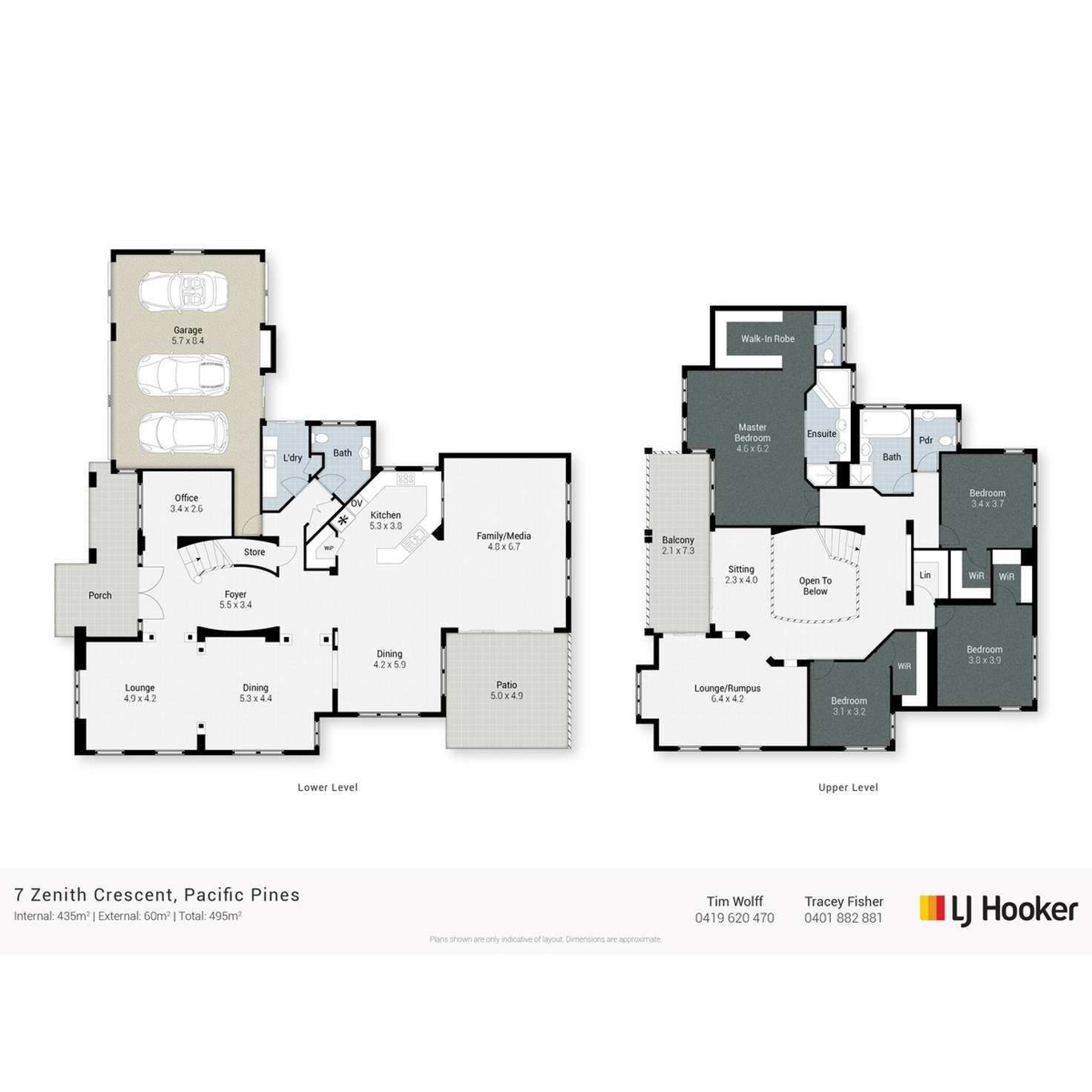 Floorplan of Homely house listing, 7 Zenith Crescent, Pacific Pines QLD 4211