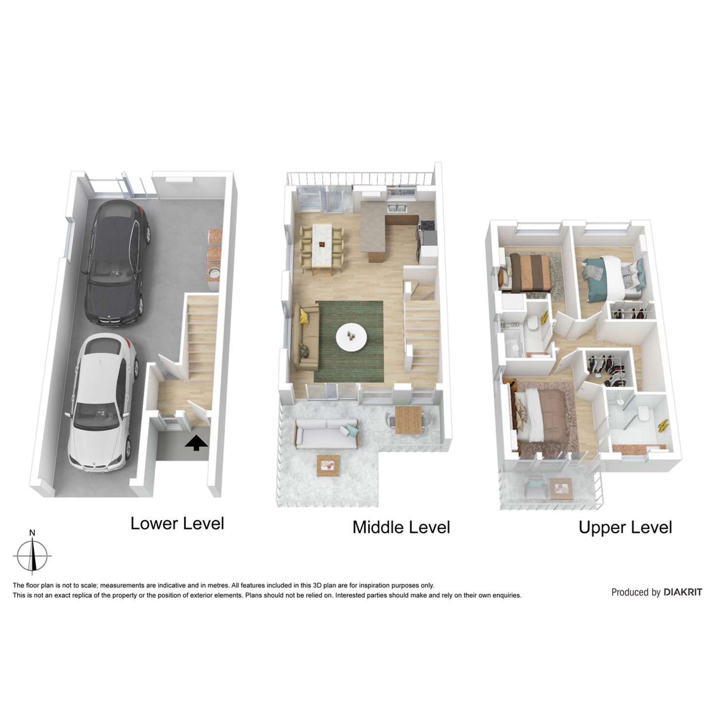 Floorplan of Homely townhouse listing, 60 Dickson Street, Morningside QLD 4170