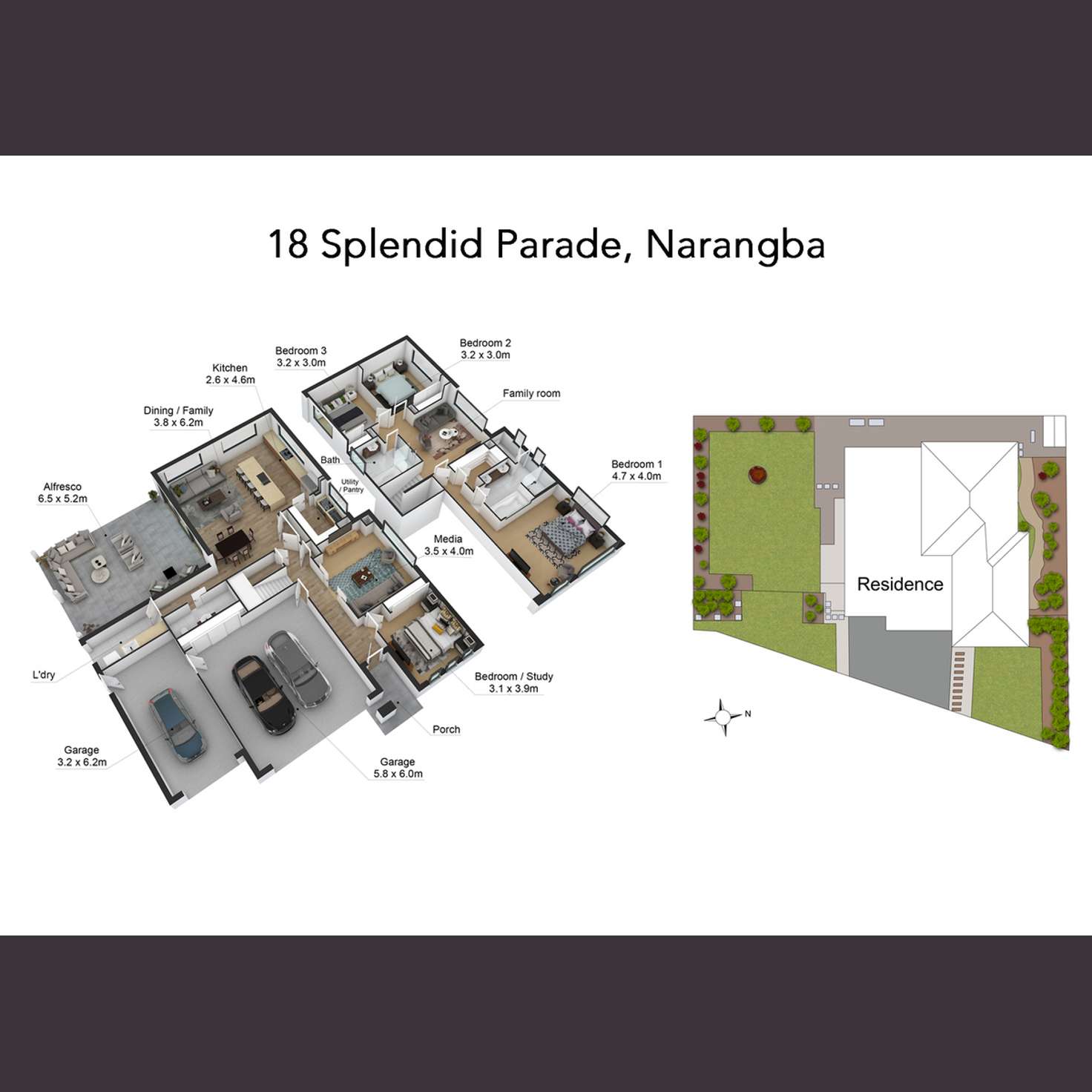 Floorplan of Homely house listing, 18 Splendid Parade, Narangba QLD 4504