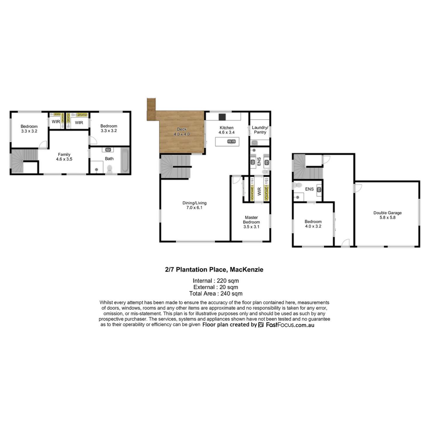 Floorplan of Homely house listing, 7 Plantation Place, Mackenzie QLD 4156