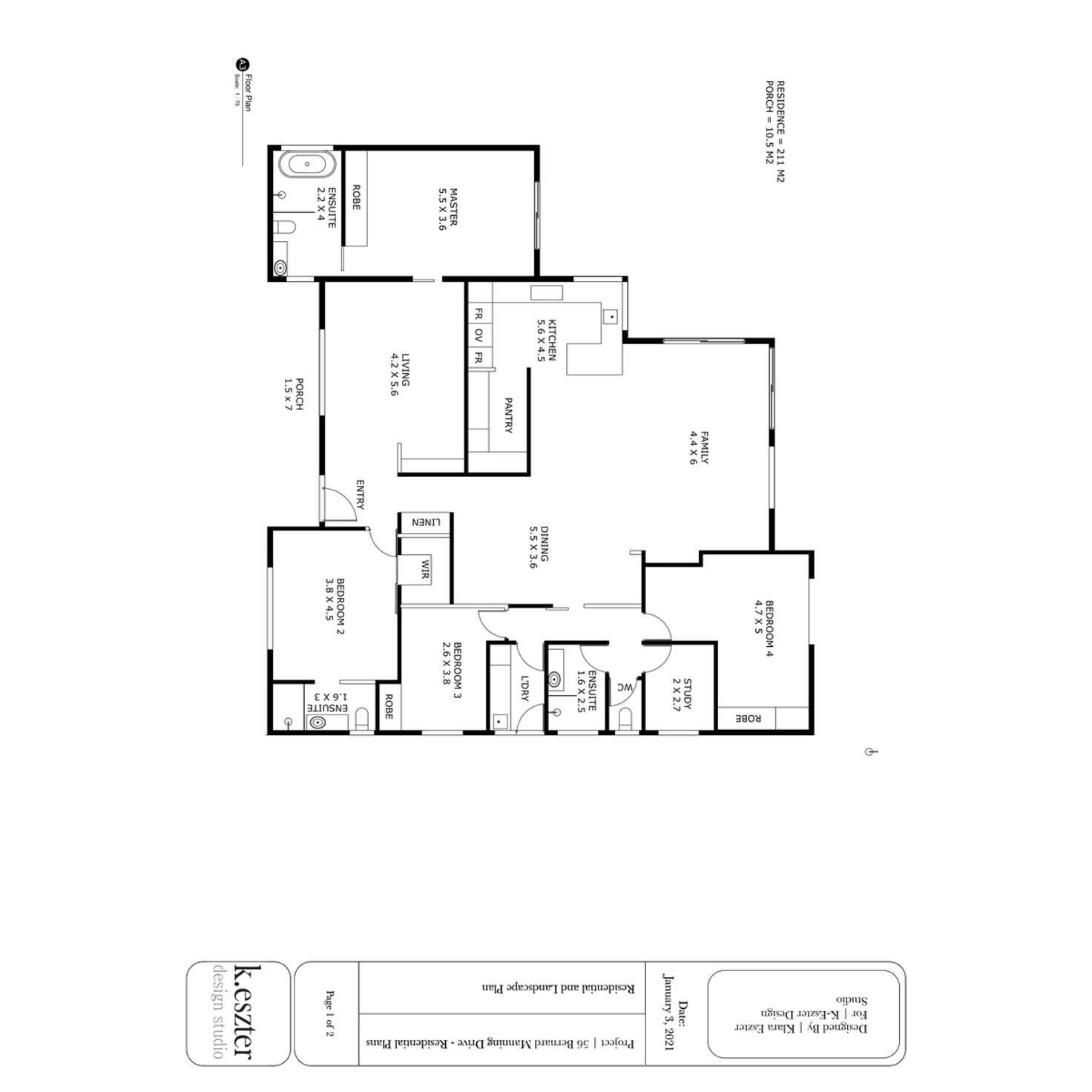 Floorplan of Homely house listing, 56 Bernard Manning Drive, Duncraig WA 6023