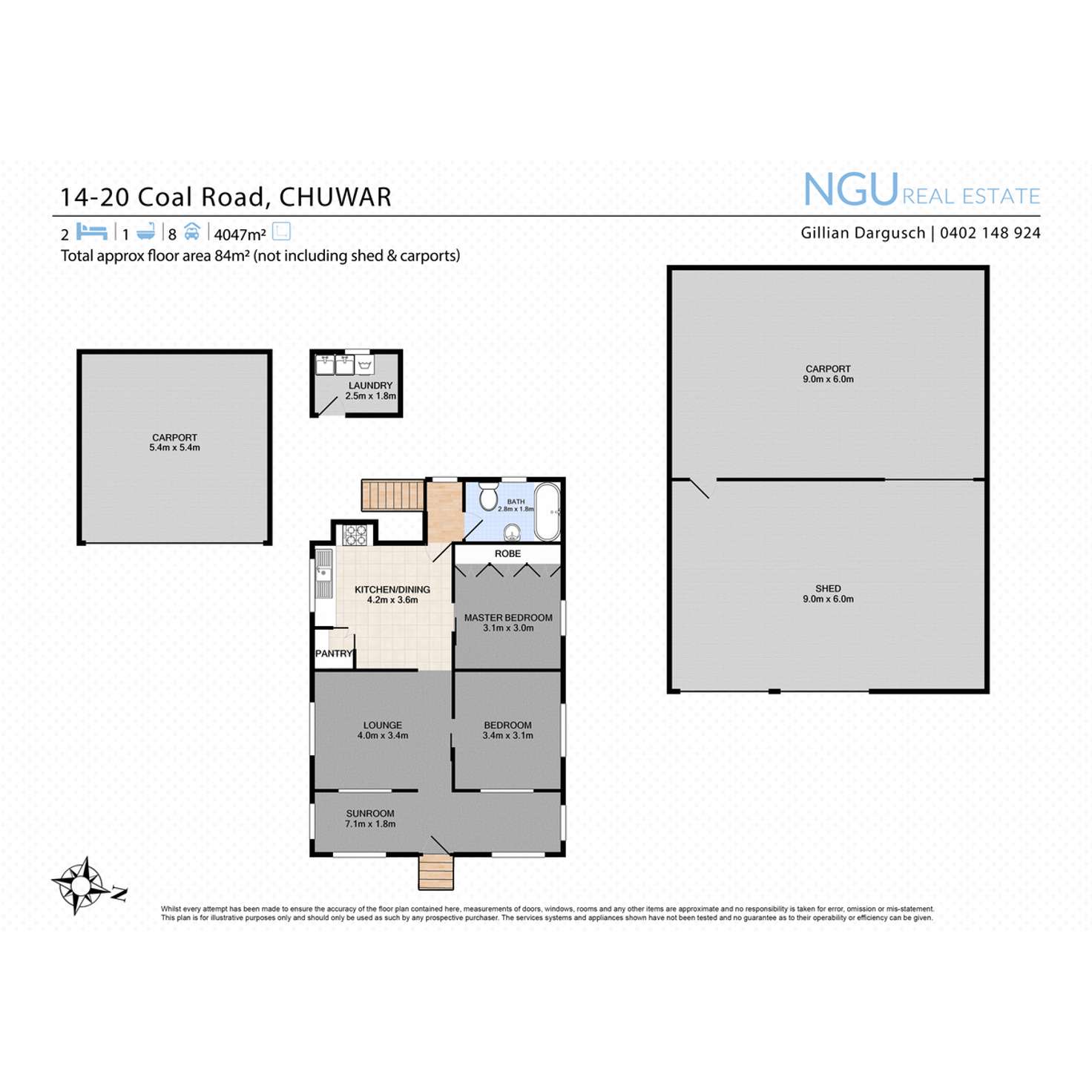 Floorplan of Homely house listing, 14-20 Coal Road, Chuwar QLD 4306