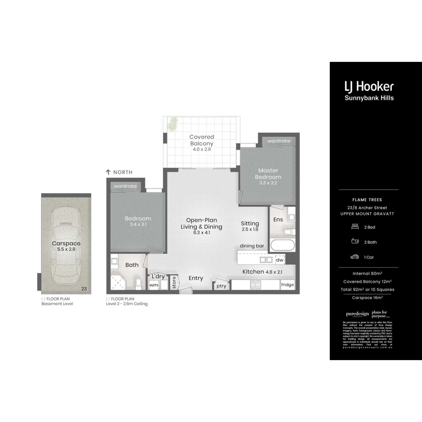 Floorplan of Homely apartment listing, 23/8 Archer Street, Upper Mount Gravatt QLD 4122