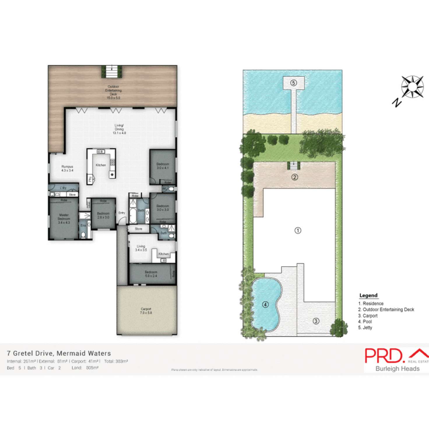 Floorplan of Homely house listing, 7 Gretel Drive, Mermaid Waters QLD 4218