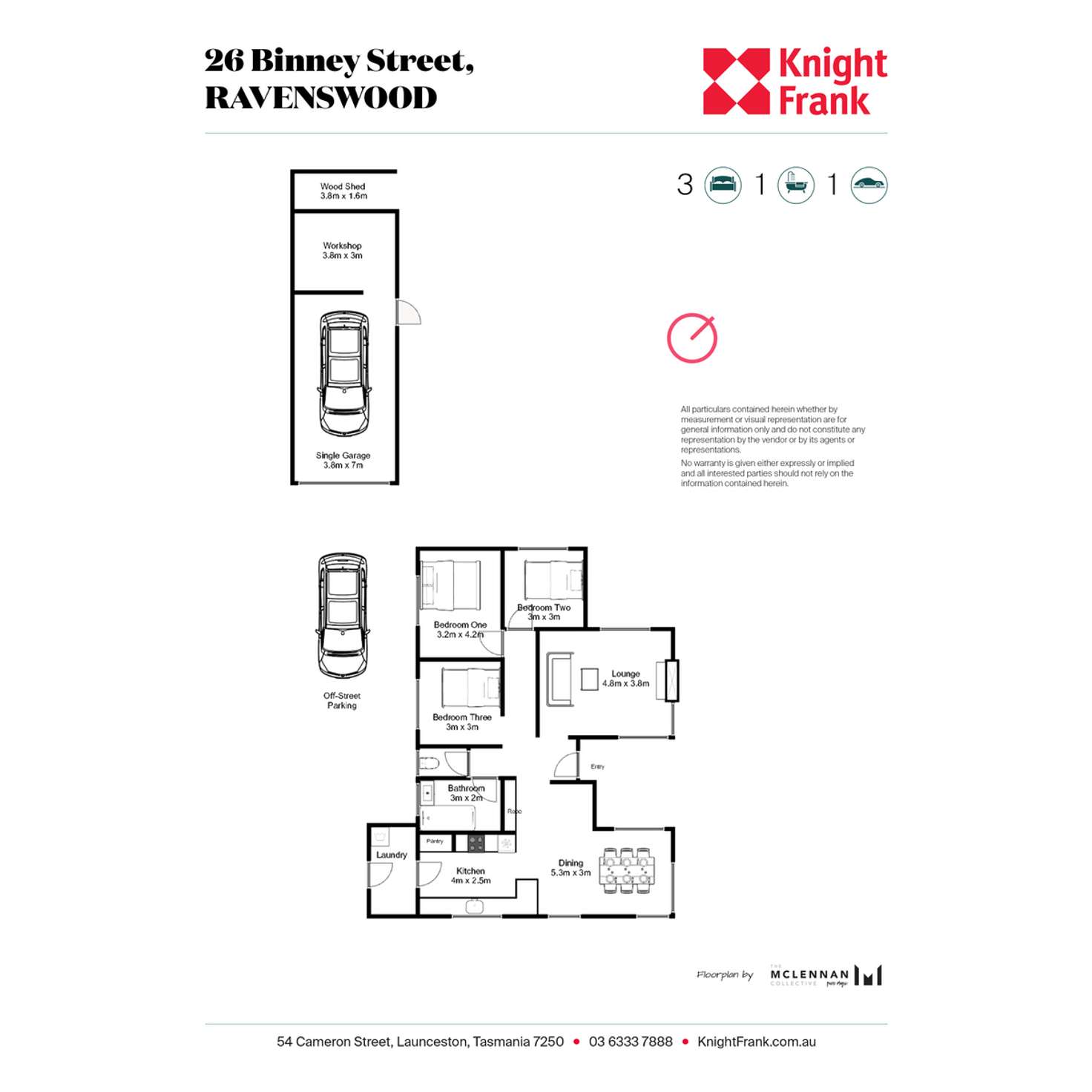 Floorplan of Homely house listing, 26 Binney Street, Ravenswood TAS 7250