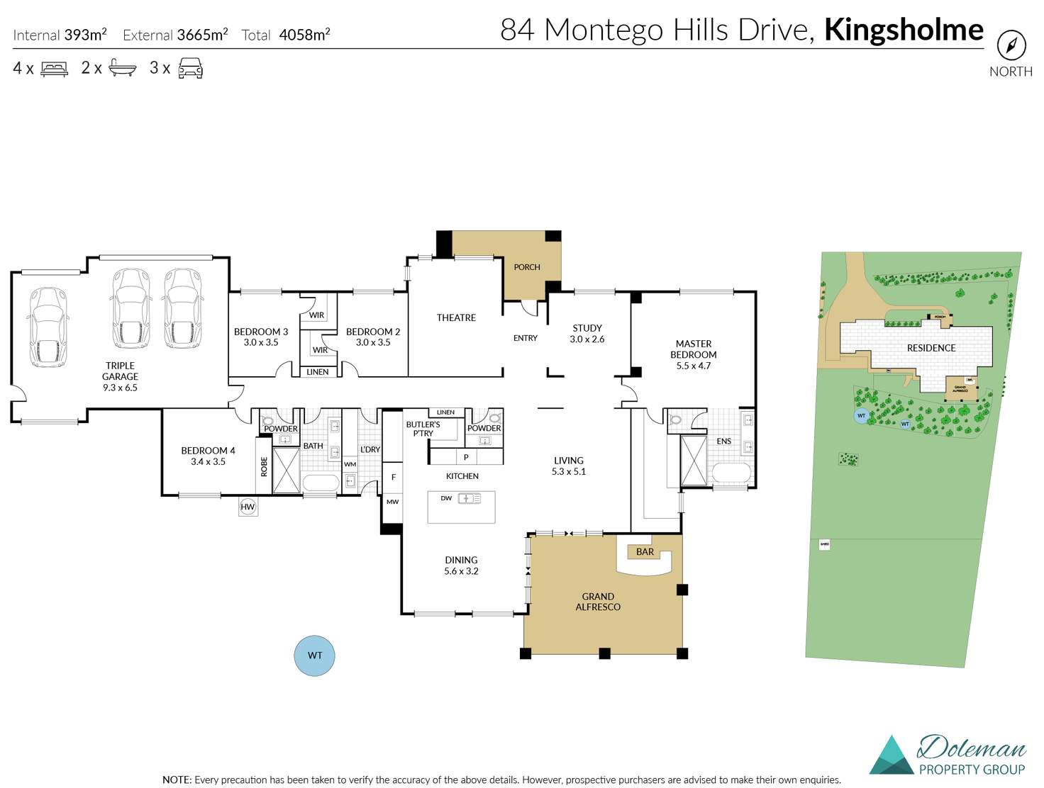 Floorplan of Homely house listing, 84 Montego Hills Drive, Kingsholme QLD 4208