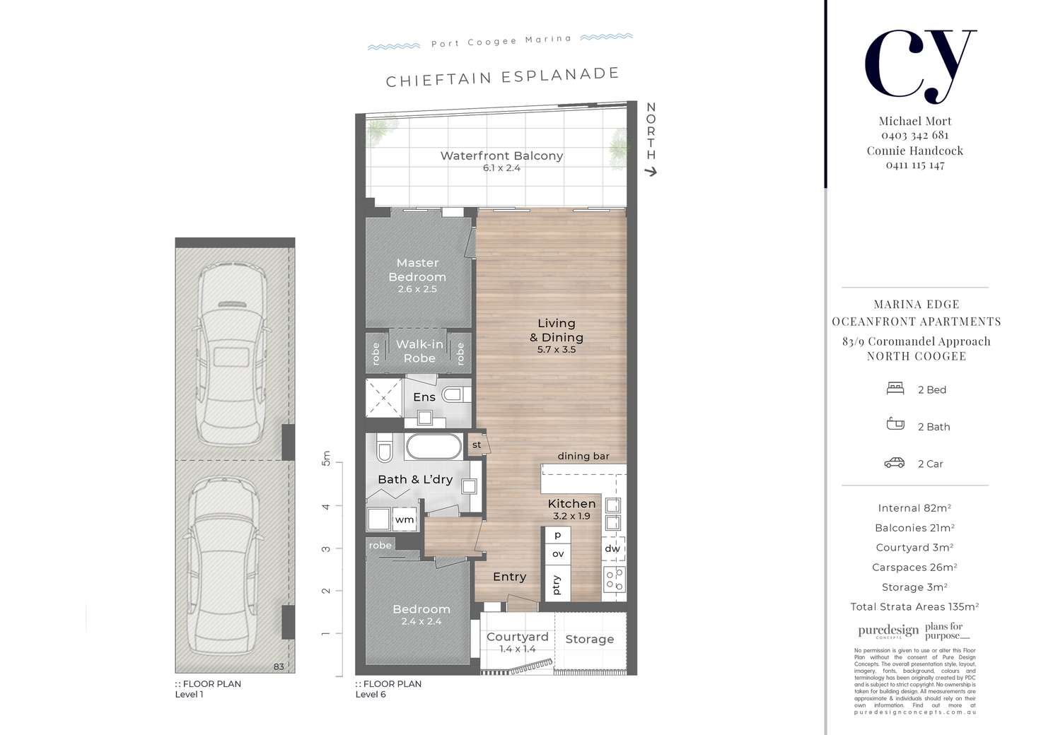 Floorplan of Homely unit listing, 83/9 Coromandel Approach, North Coogee WA 6163