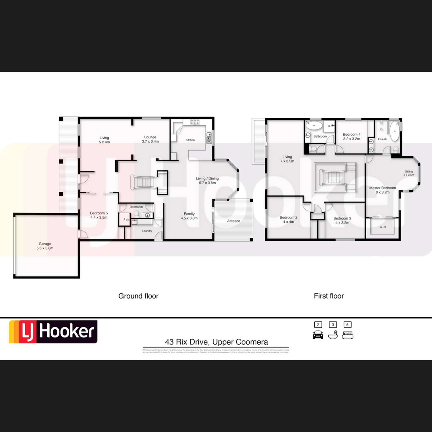 Floorplan of Homely house listing, 43 Rix Drive, Upper Coomera QLD 4209