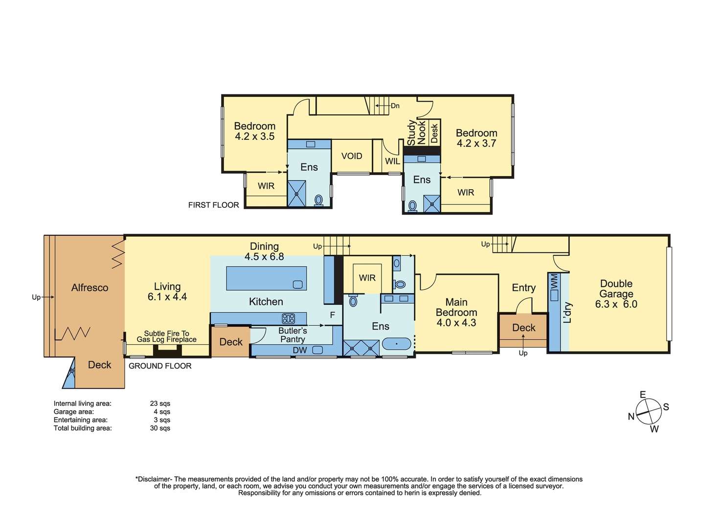 Floorplan of Homely house listing, 5 Fleming Street, Mornington VIC 3931