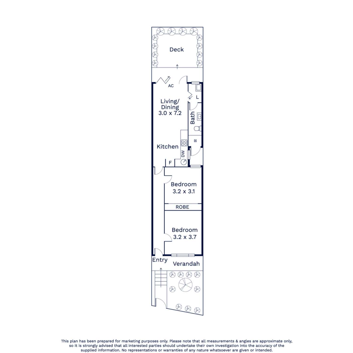 Floorplan of Homely house listing, 246 Bellair Street, Kensington VIC 3031